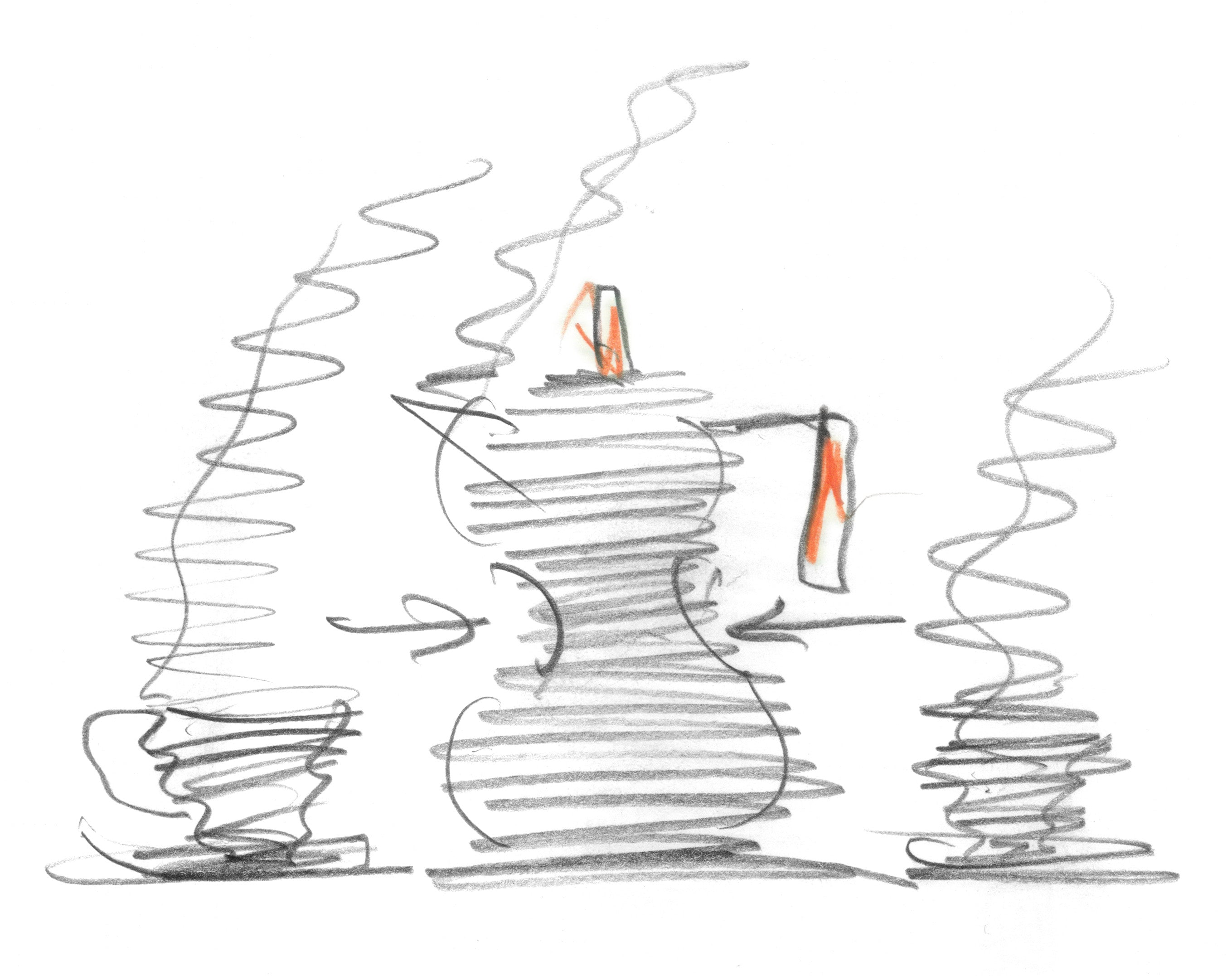 Pulcia Slrebrine mit rotem Induktionskaffee