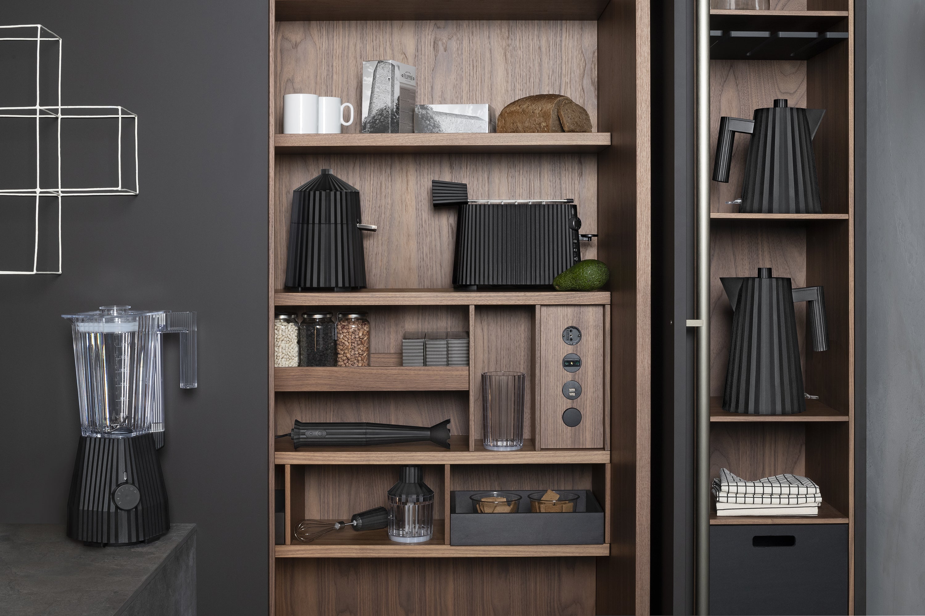 Citruspers PLISSÉ zwart