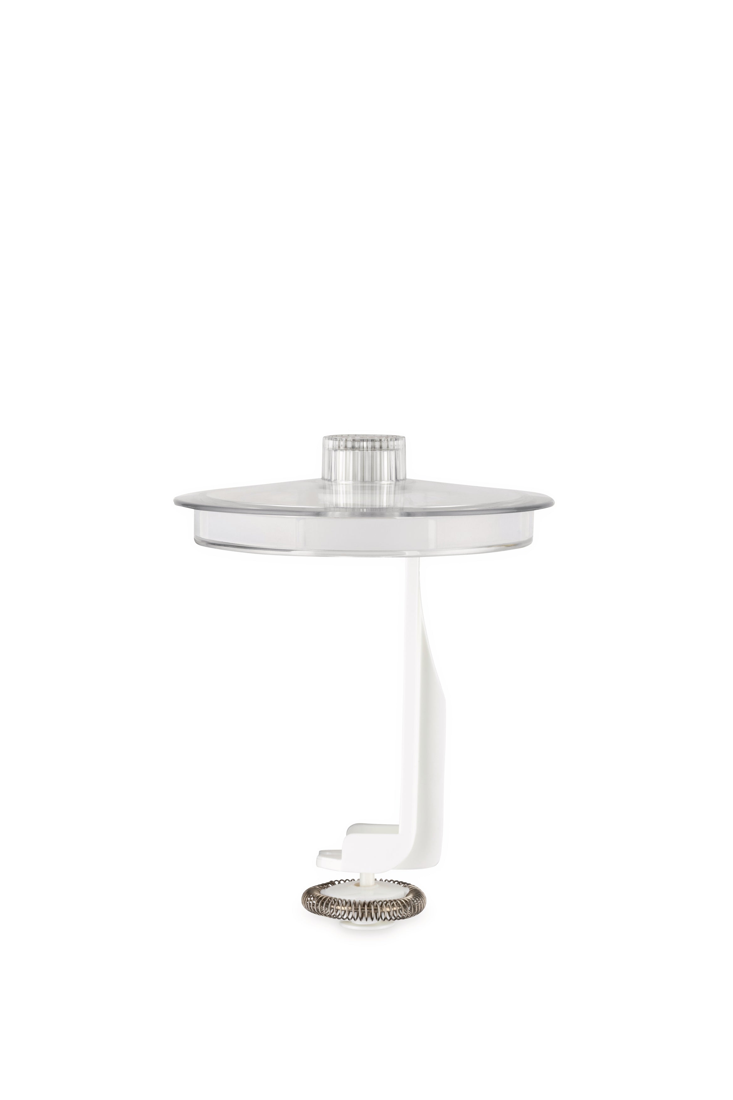 Witte PLISSÉ melkschuimer