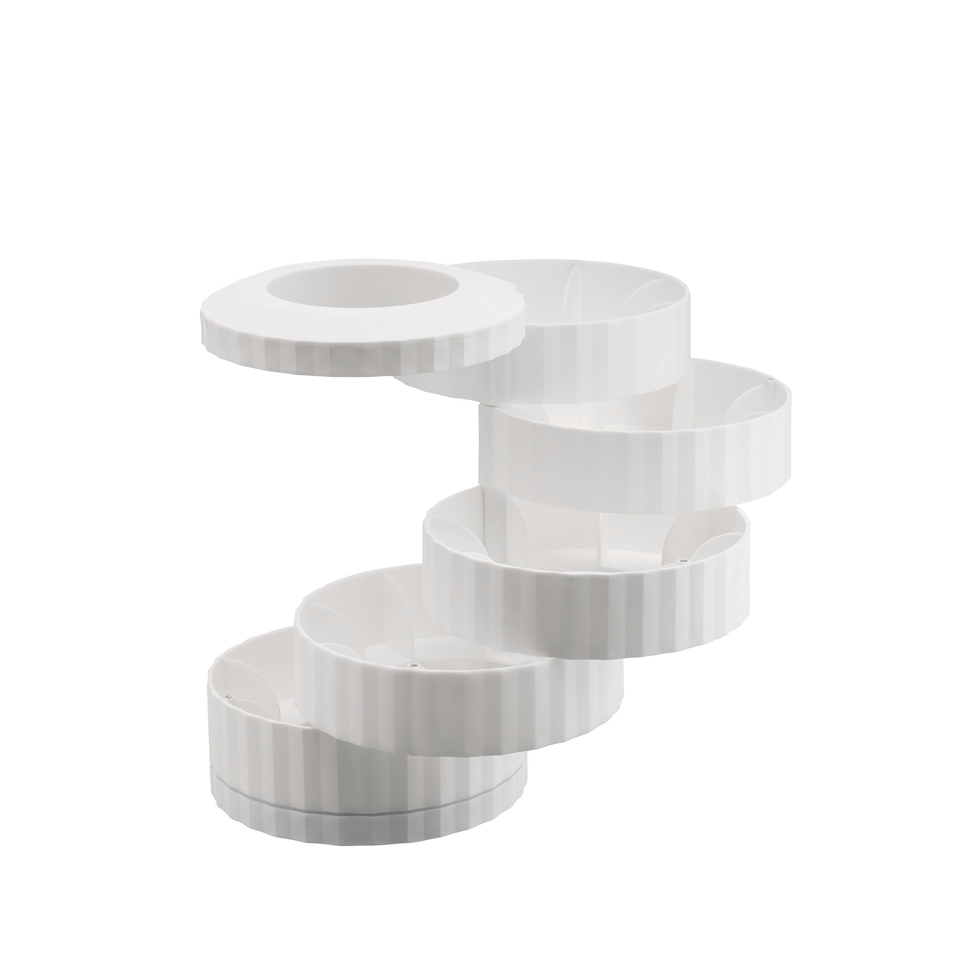 Weißer Kaffeekapselbehälter