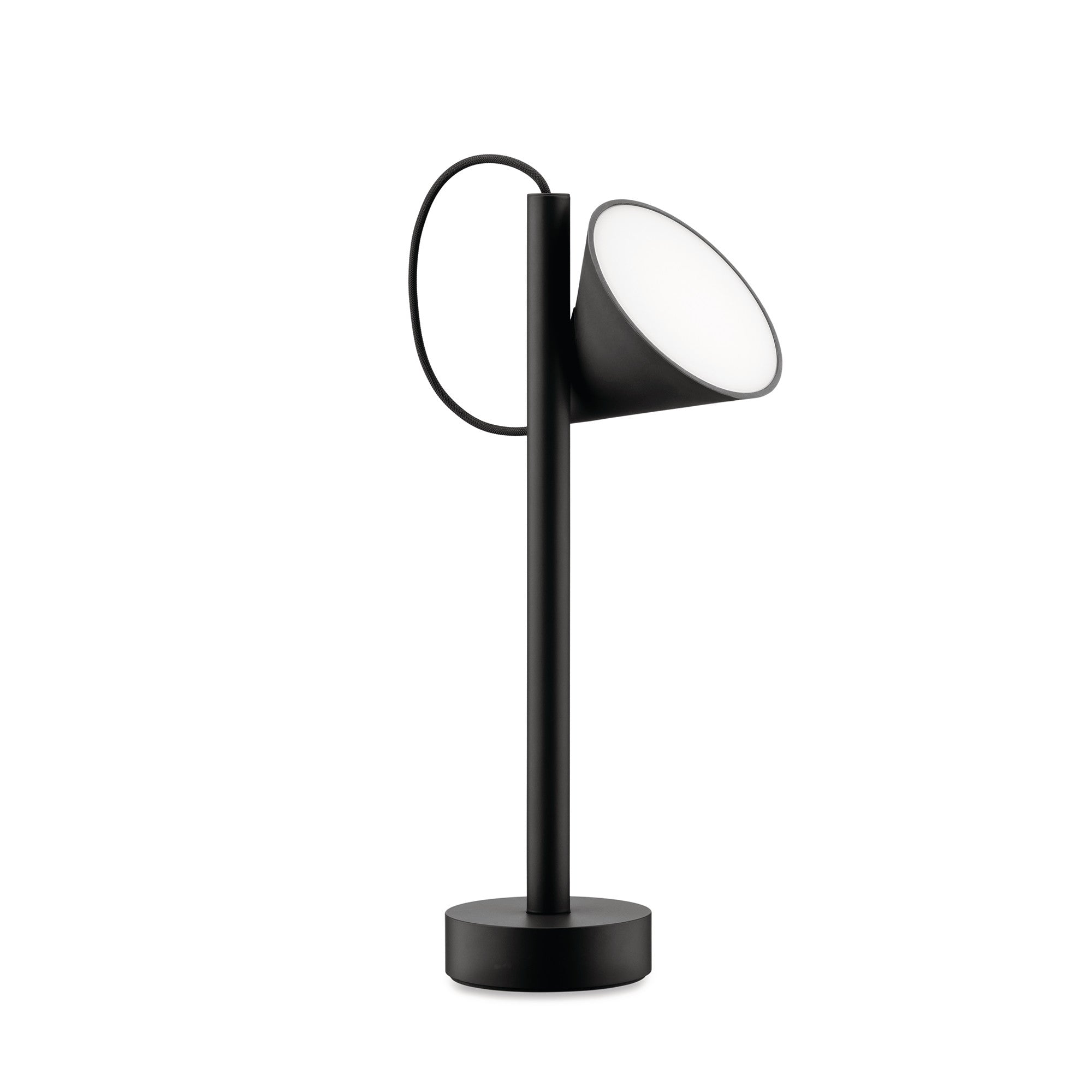 Tragbare schwarze Zulmie -Lampe