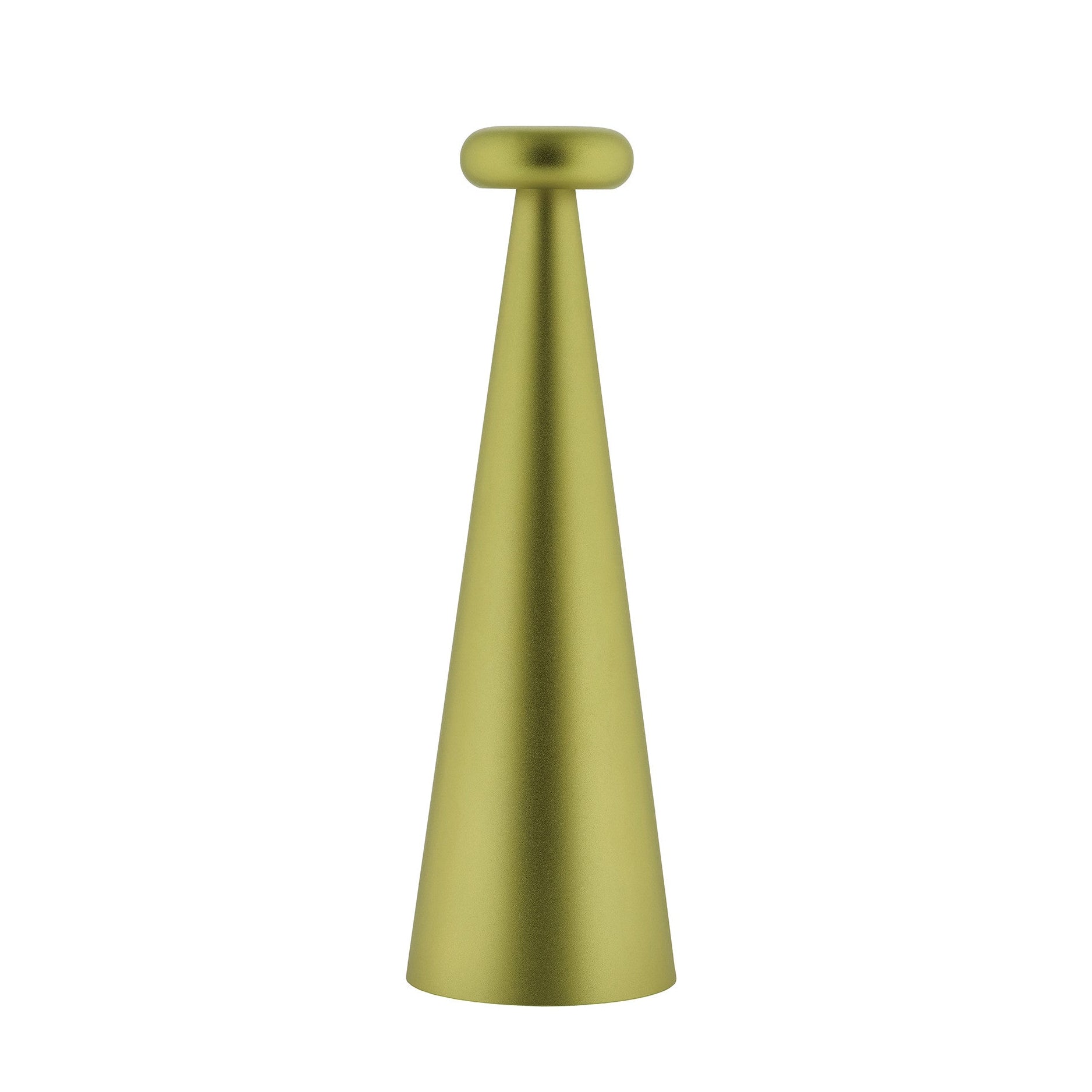 Draagbare LED-lamp BEDIN fluorescerend olijfgeel