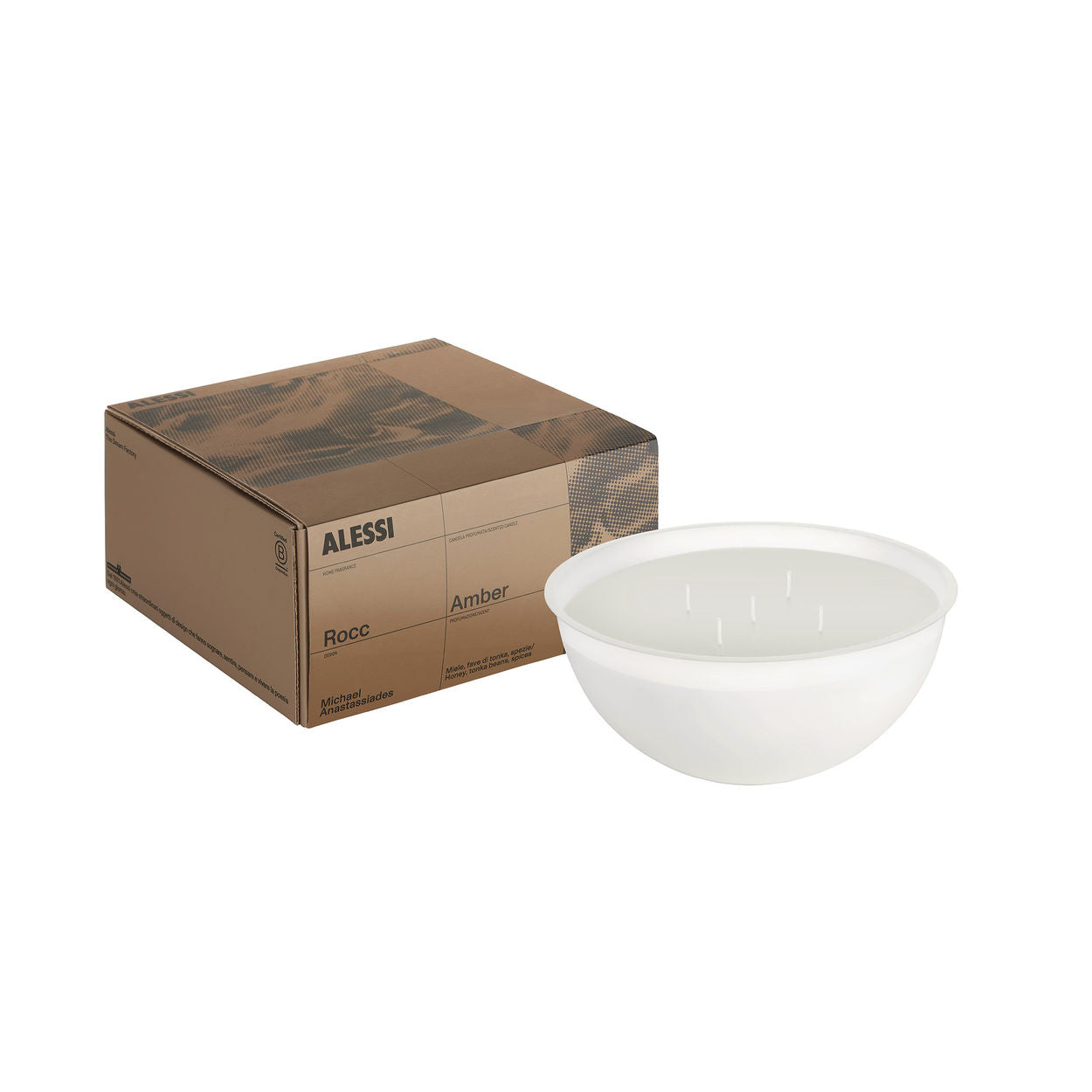 Scented insert for candle ROCC - AMBER notes of honey, tonka bean, and spices