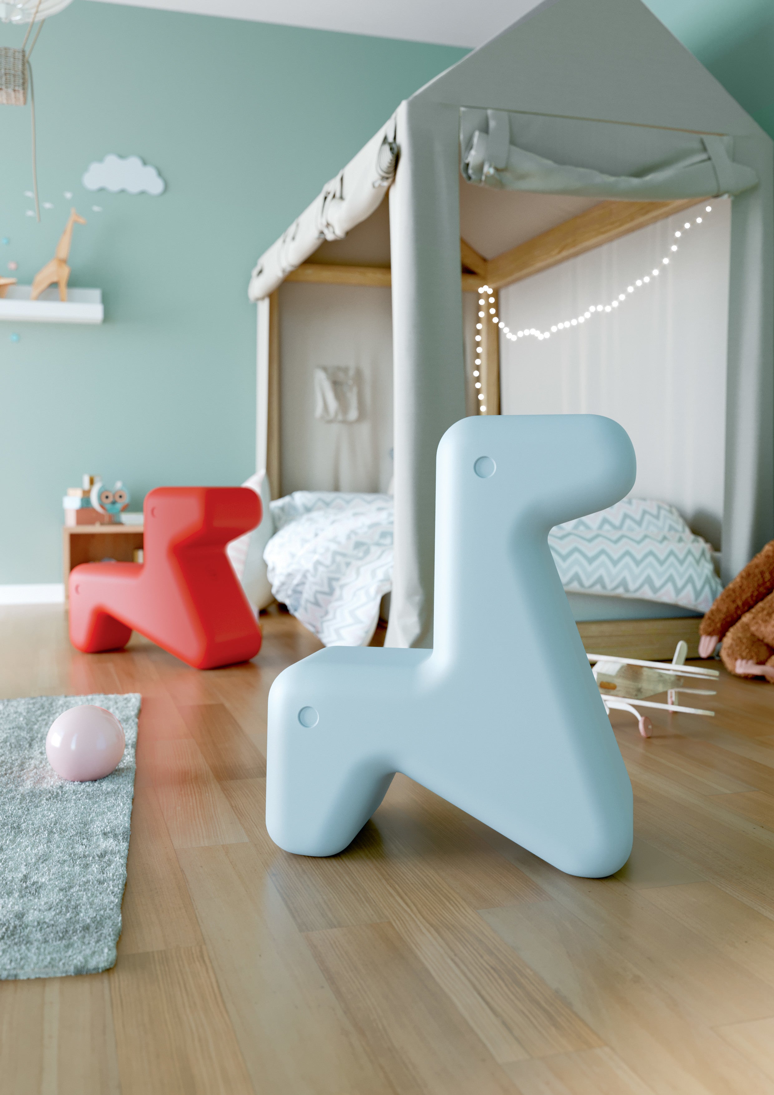 Zitkussen DORAFF rood