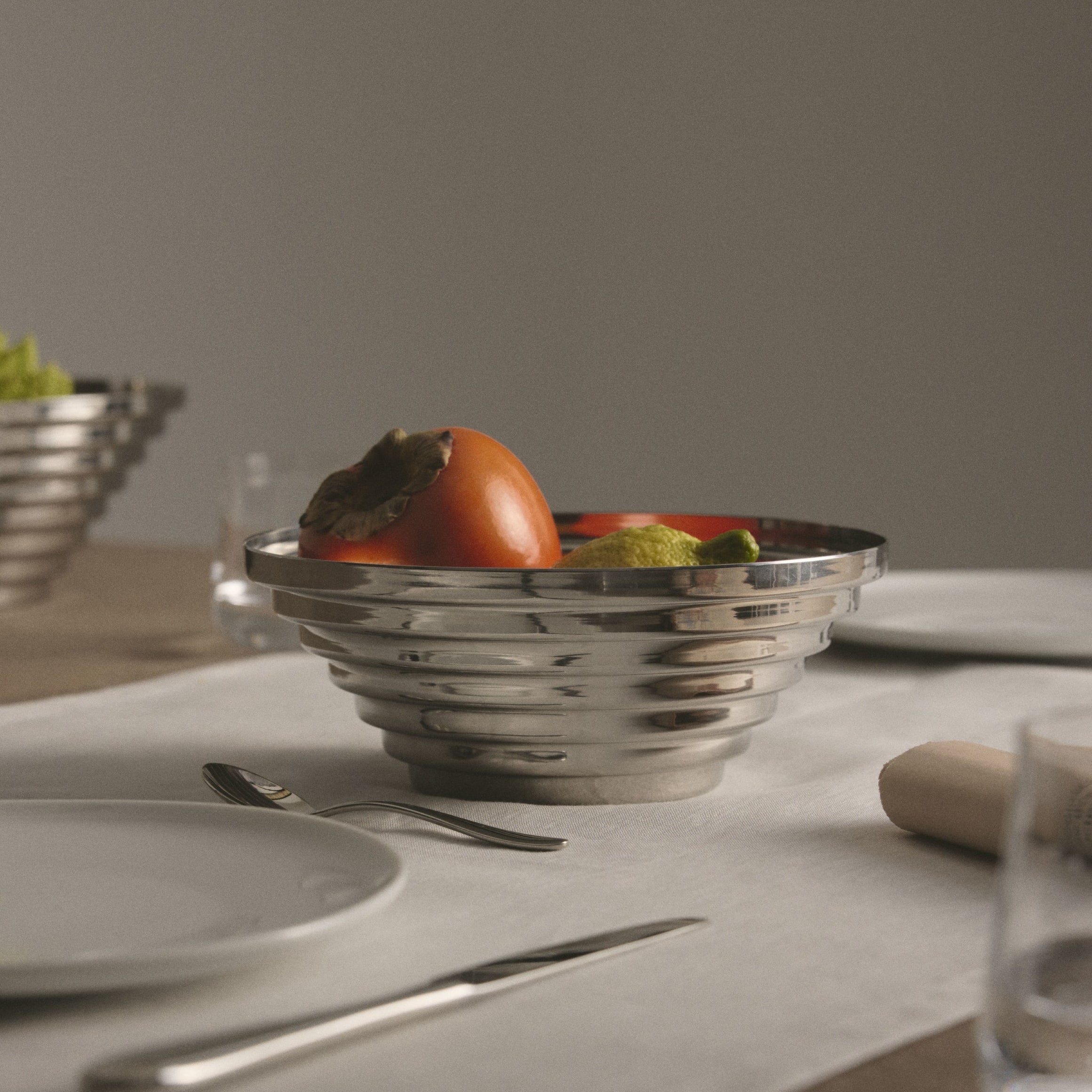 Fruitmand MAYA paars-groen