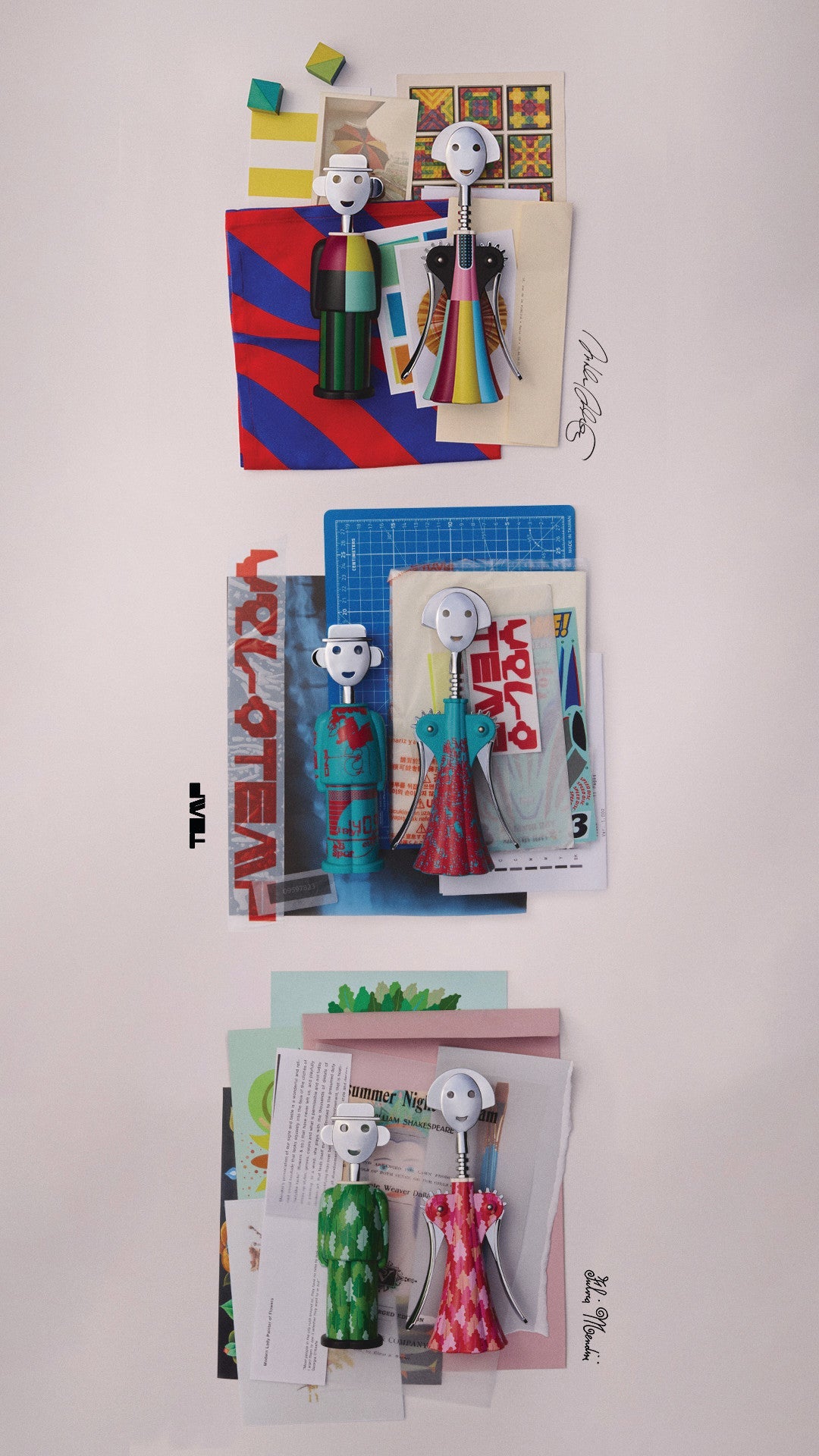 Winger corkscrew Anna G. - Arborea Czerowny with pink