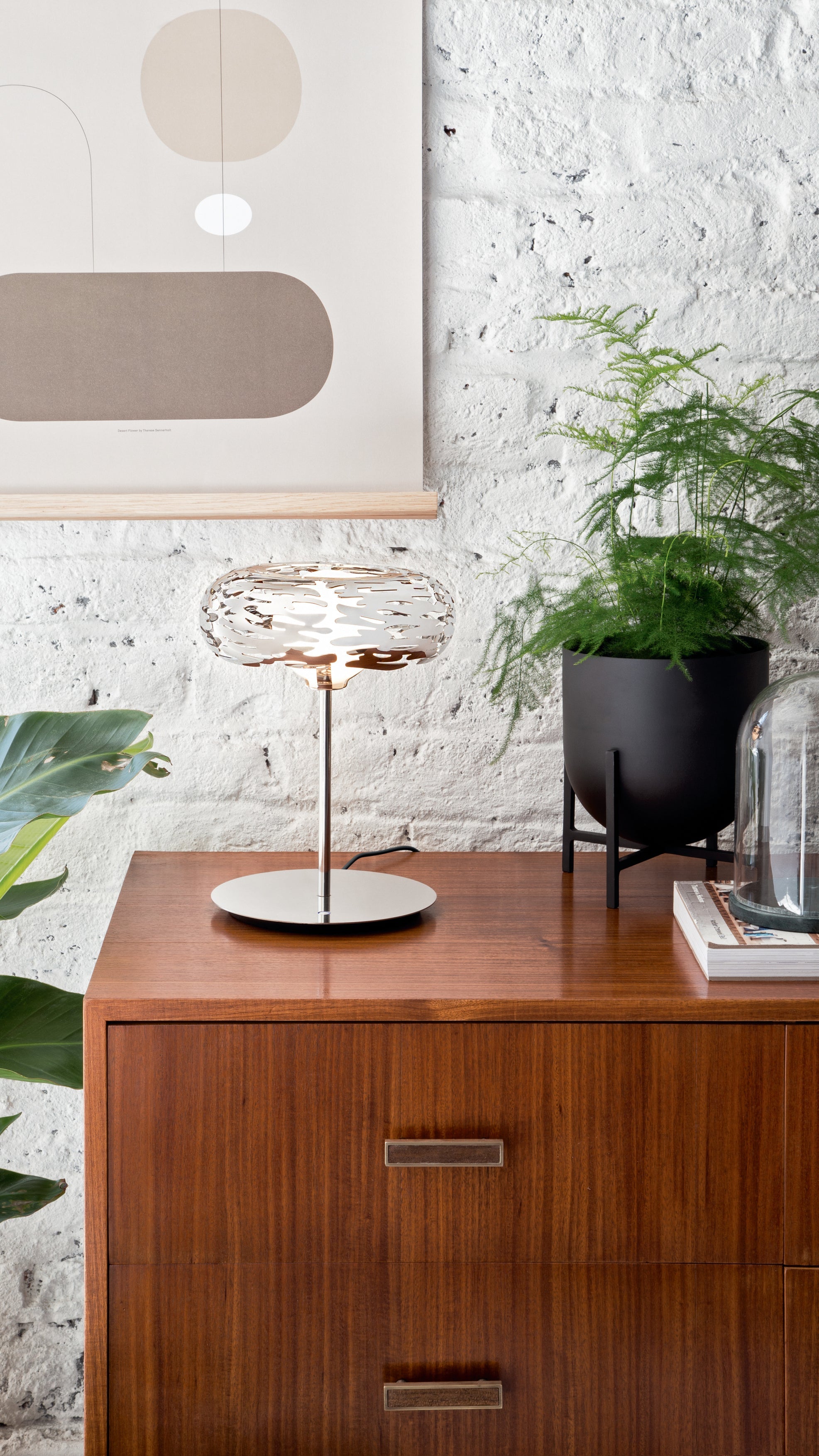 Silver Barklamp table lamp