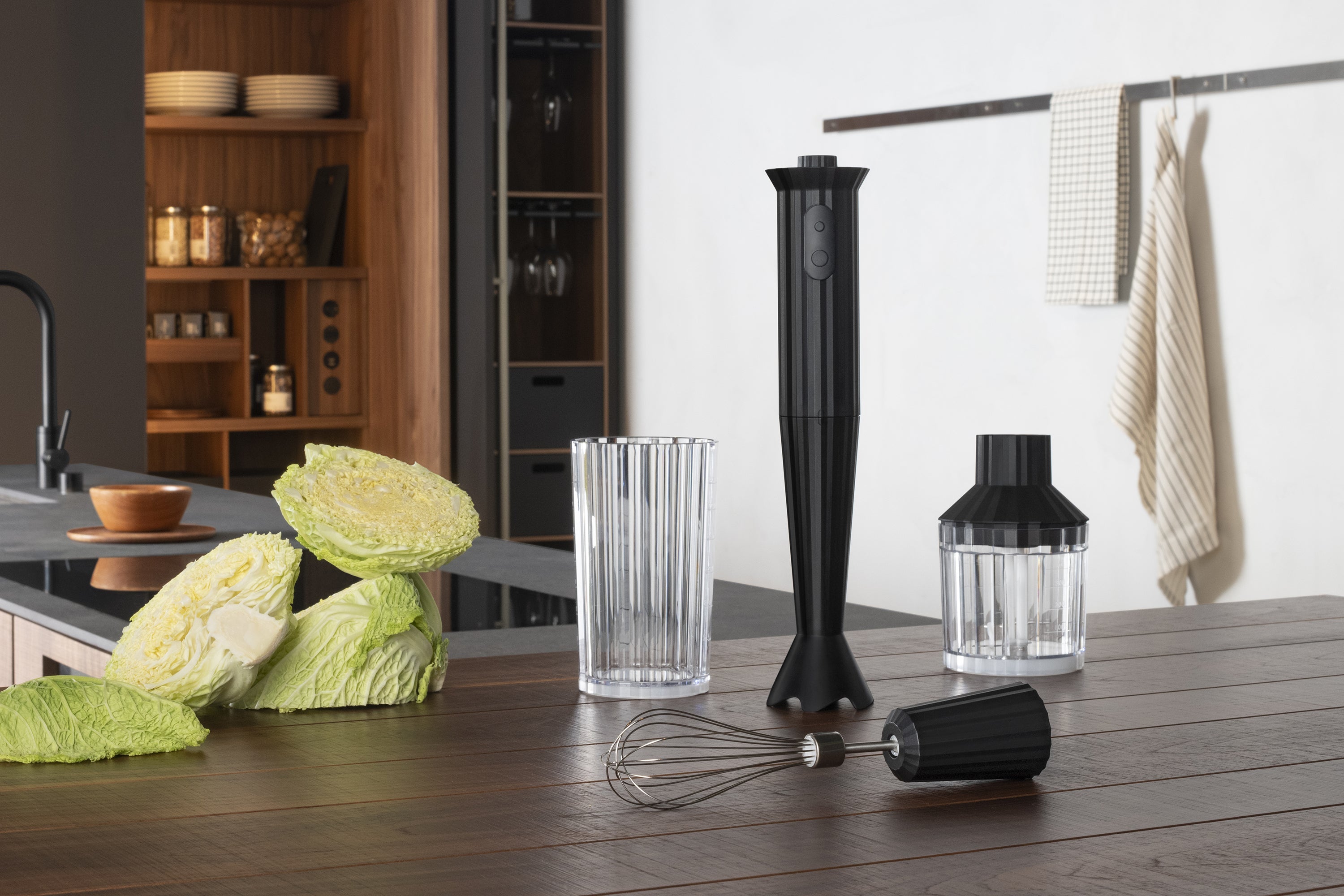 Set met handblender PLISSÉ zwart