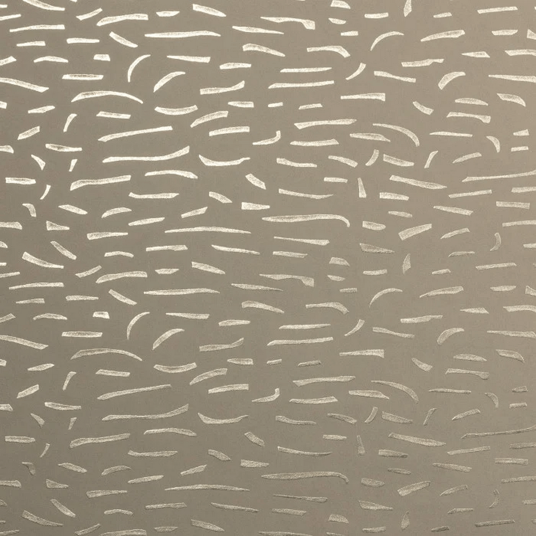 Structuurtapijt met metallic patroon LUMÉIS - BEIGE PLATINE platinum beige met goud