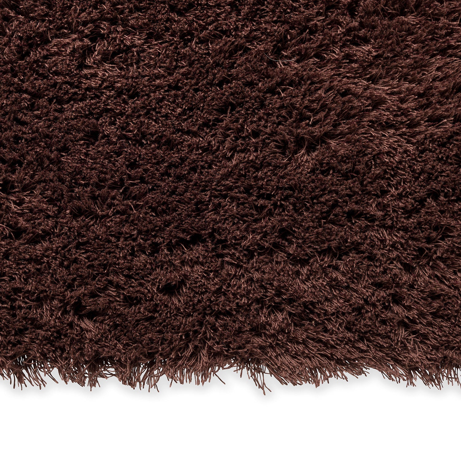 Teppich SHADE HIGH braun mit langem Flor