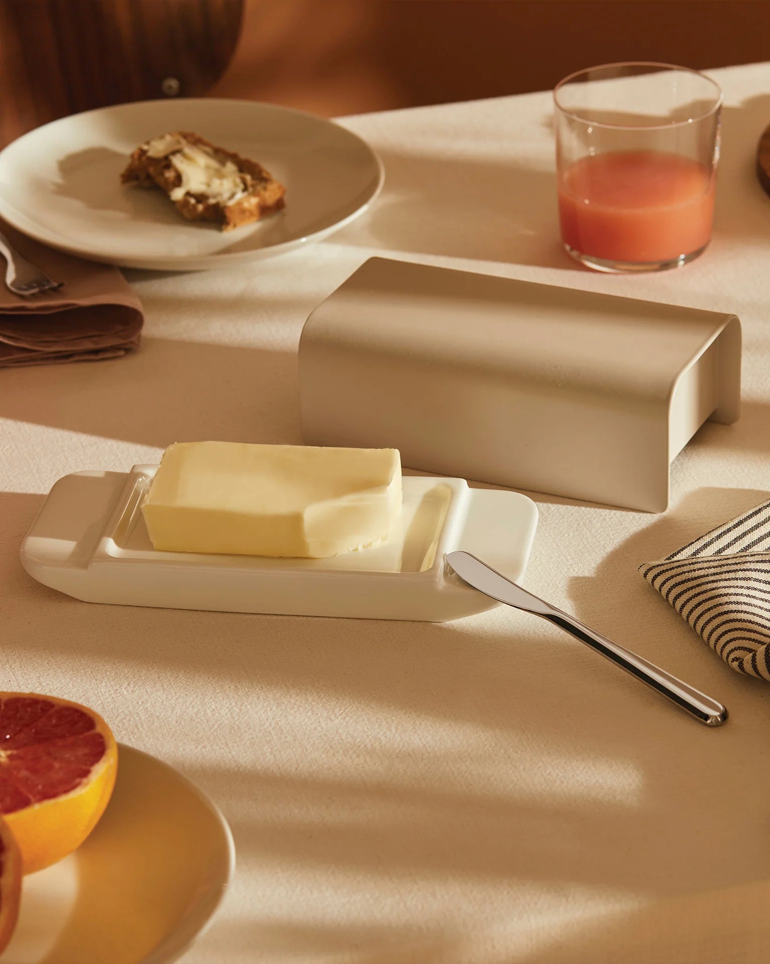 Boterdoos MATTINA grijs