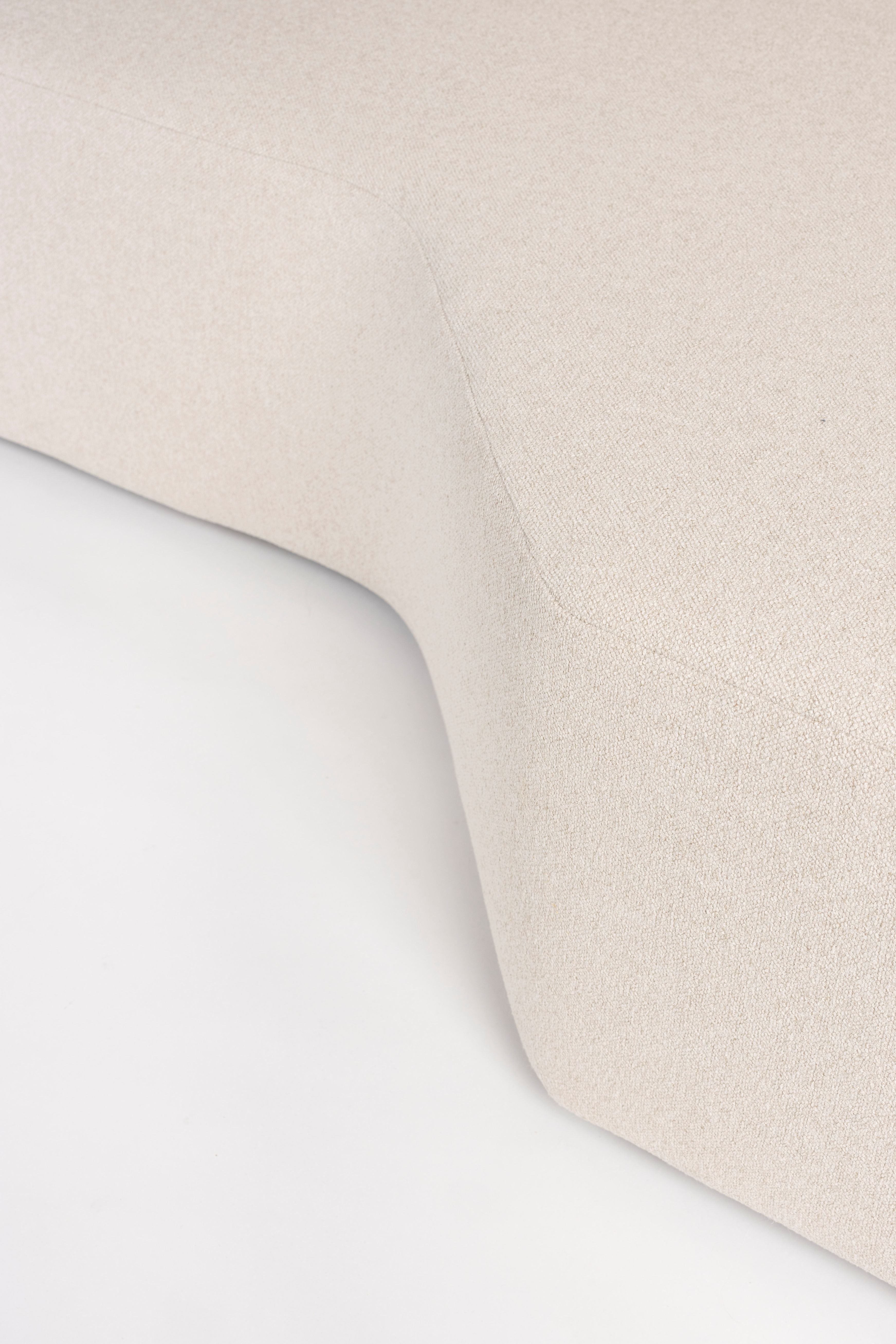 PROSPER modular sofa - left-sided chaise longue in sand