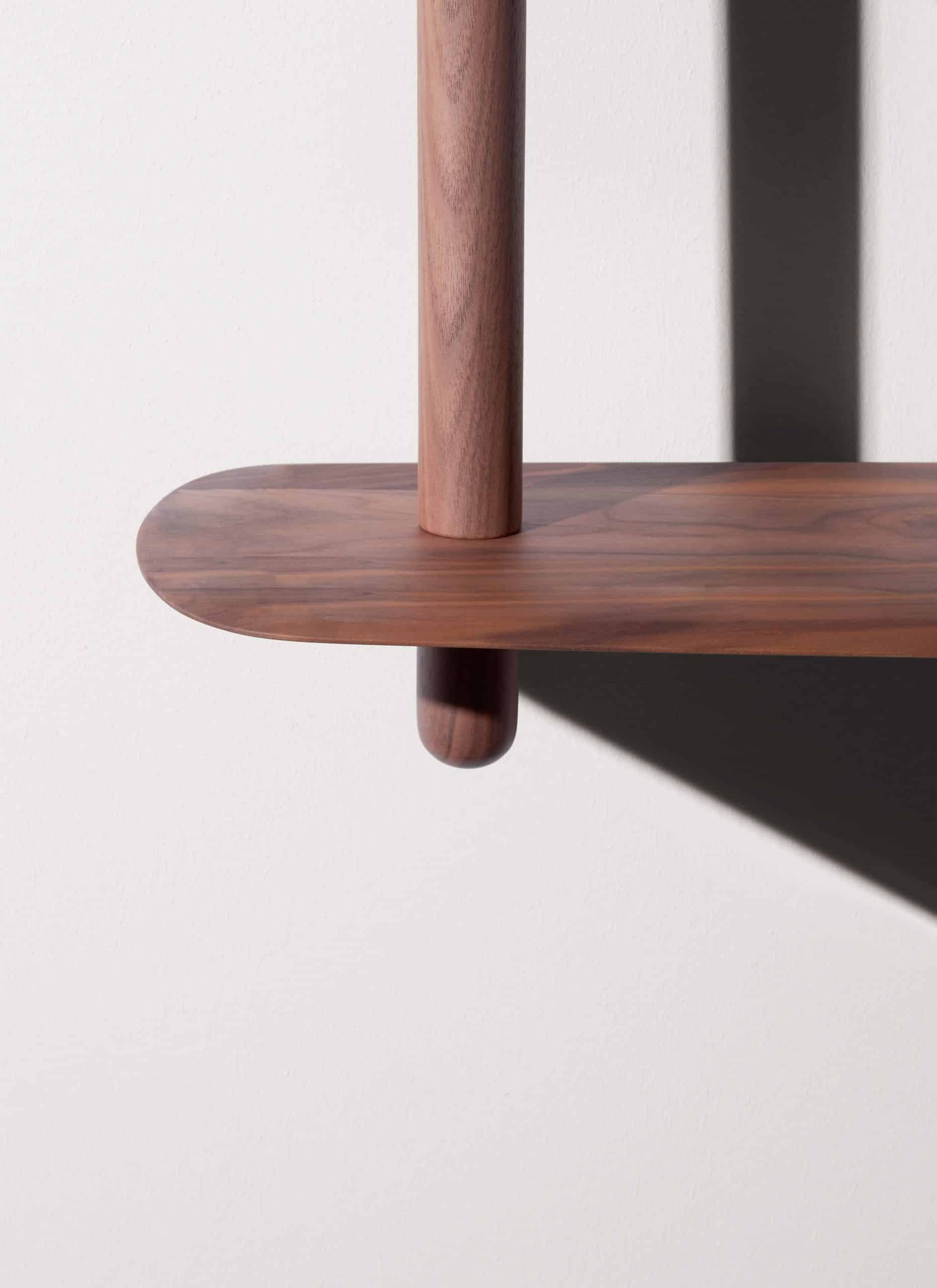 Wandrek UNICA - CONFIGURATIE 06 notenhout