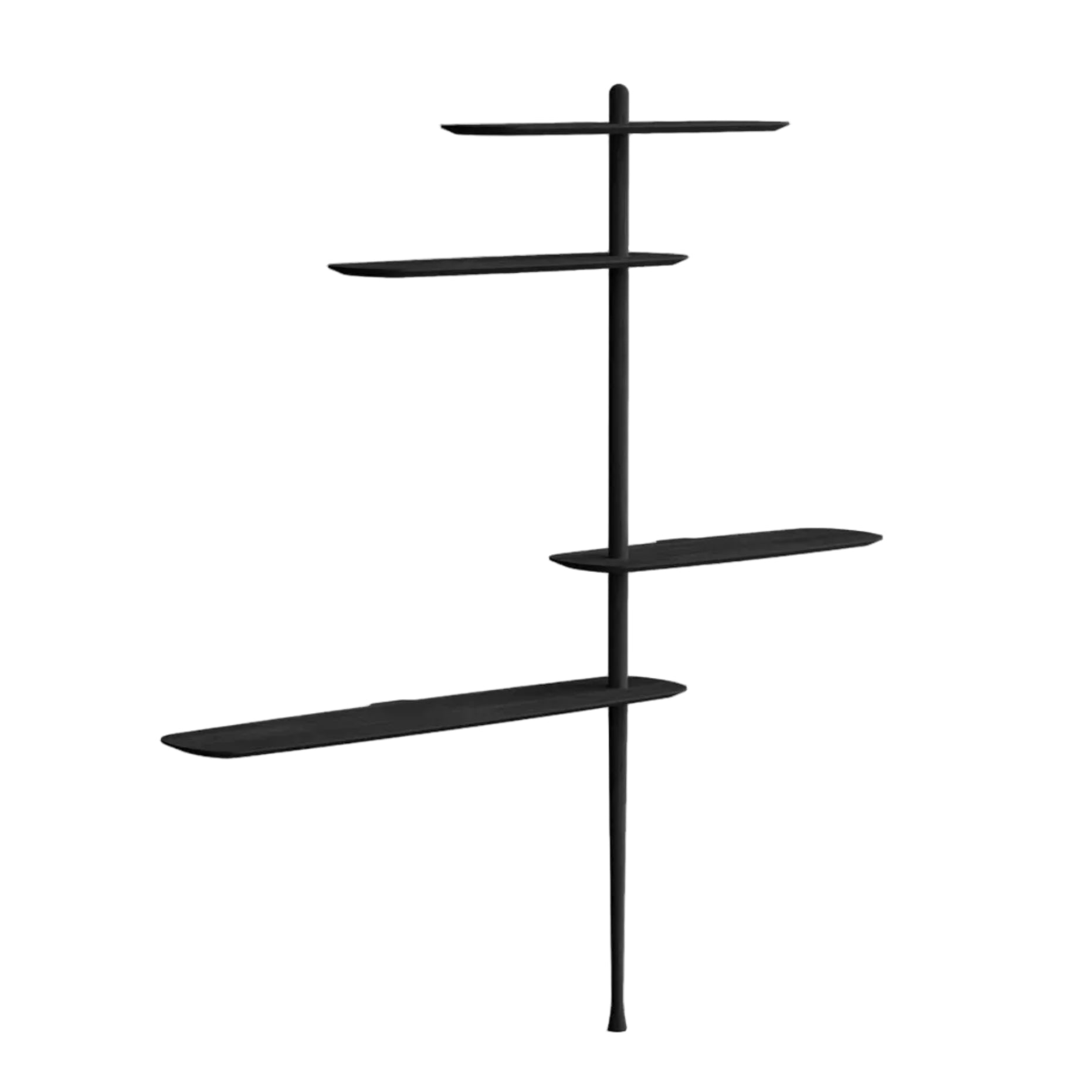 UNICA Boekenkast - CONFIGURATIE 08 zwart essenhout