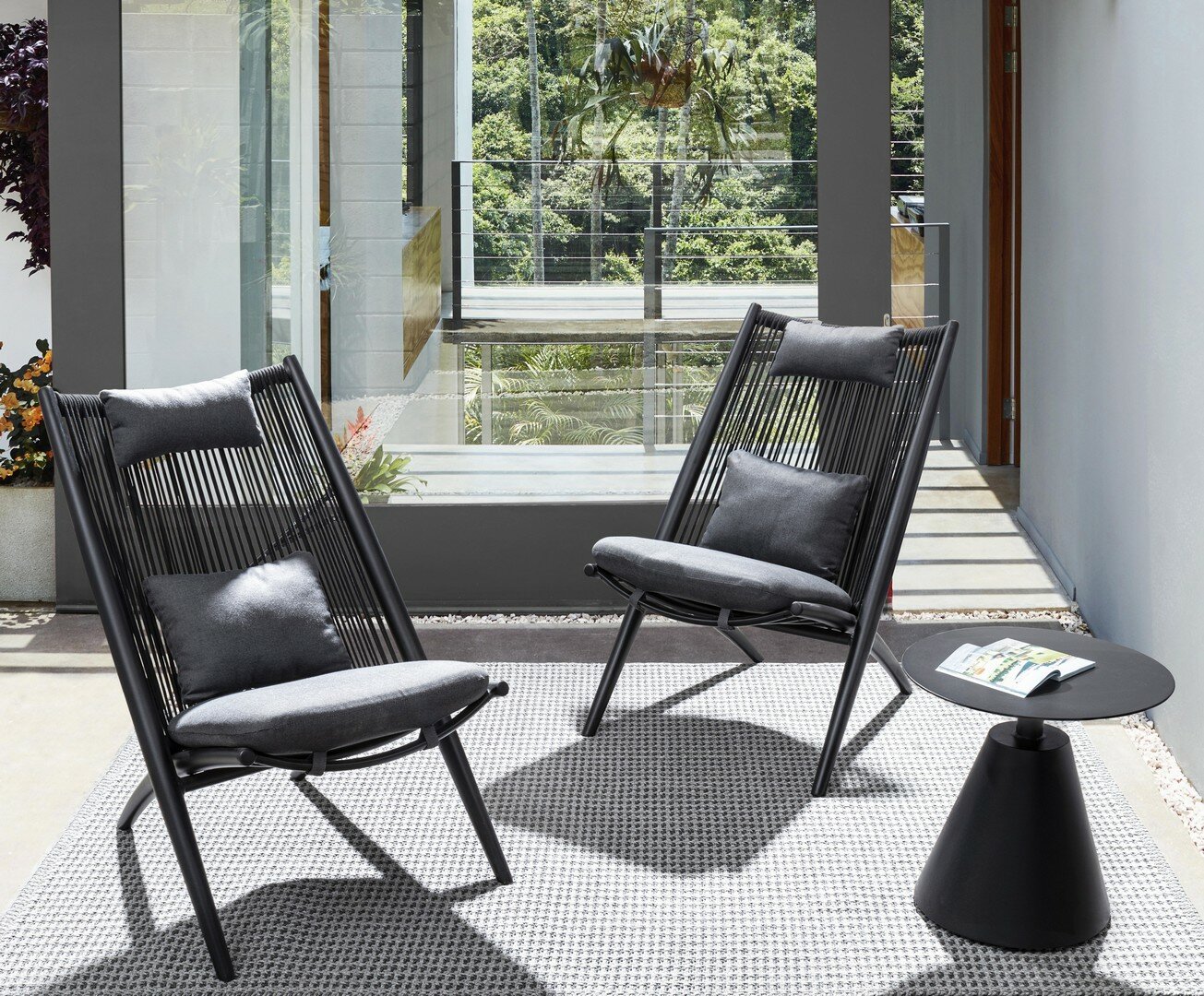 Buitenstoel ALOHA NEW zwart