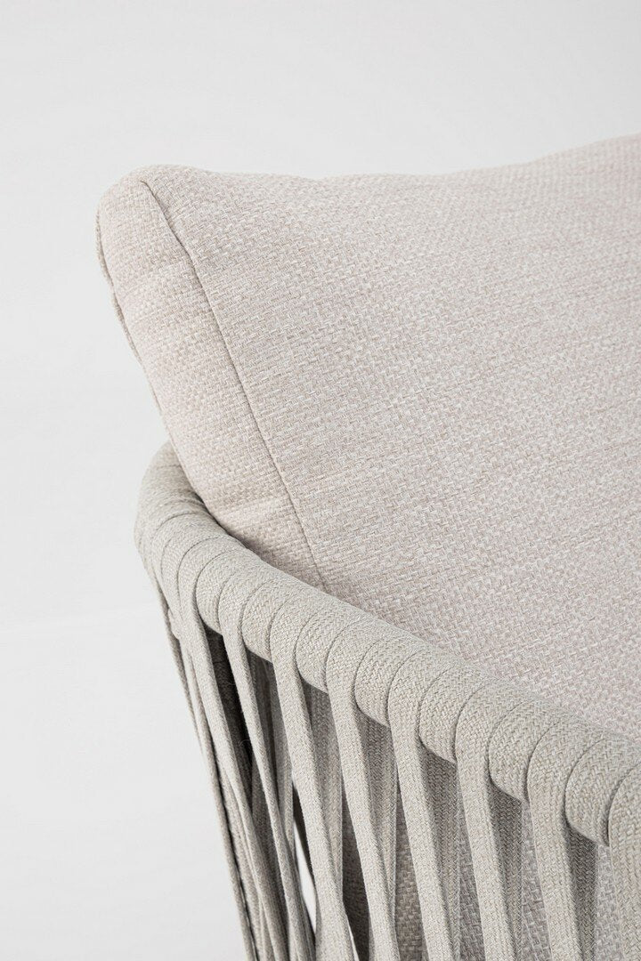FLORENCIA MOON Outdoor Armchair in Gray