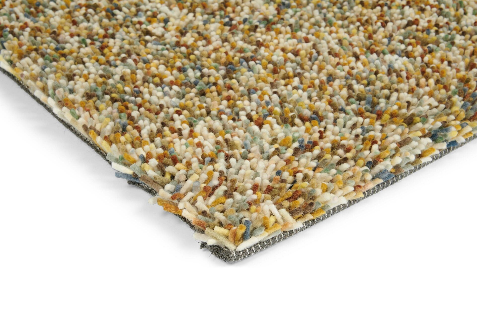 Teppich POP ART orange mit langem Flor