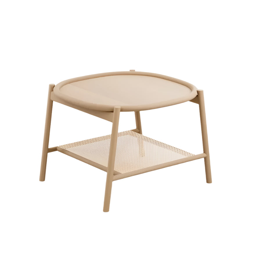 Coffee table drum beech wood