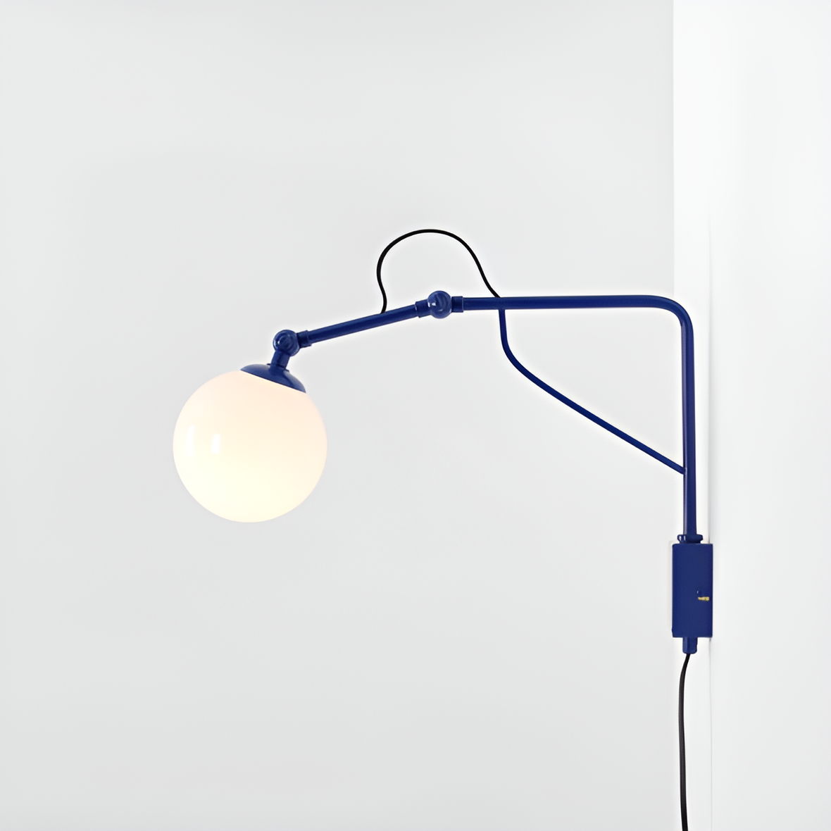 Wandlampe mit verstellbarem Arm SOHO COBALT blau