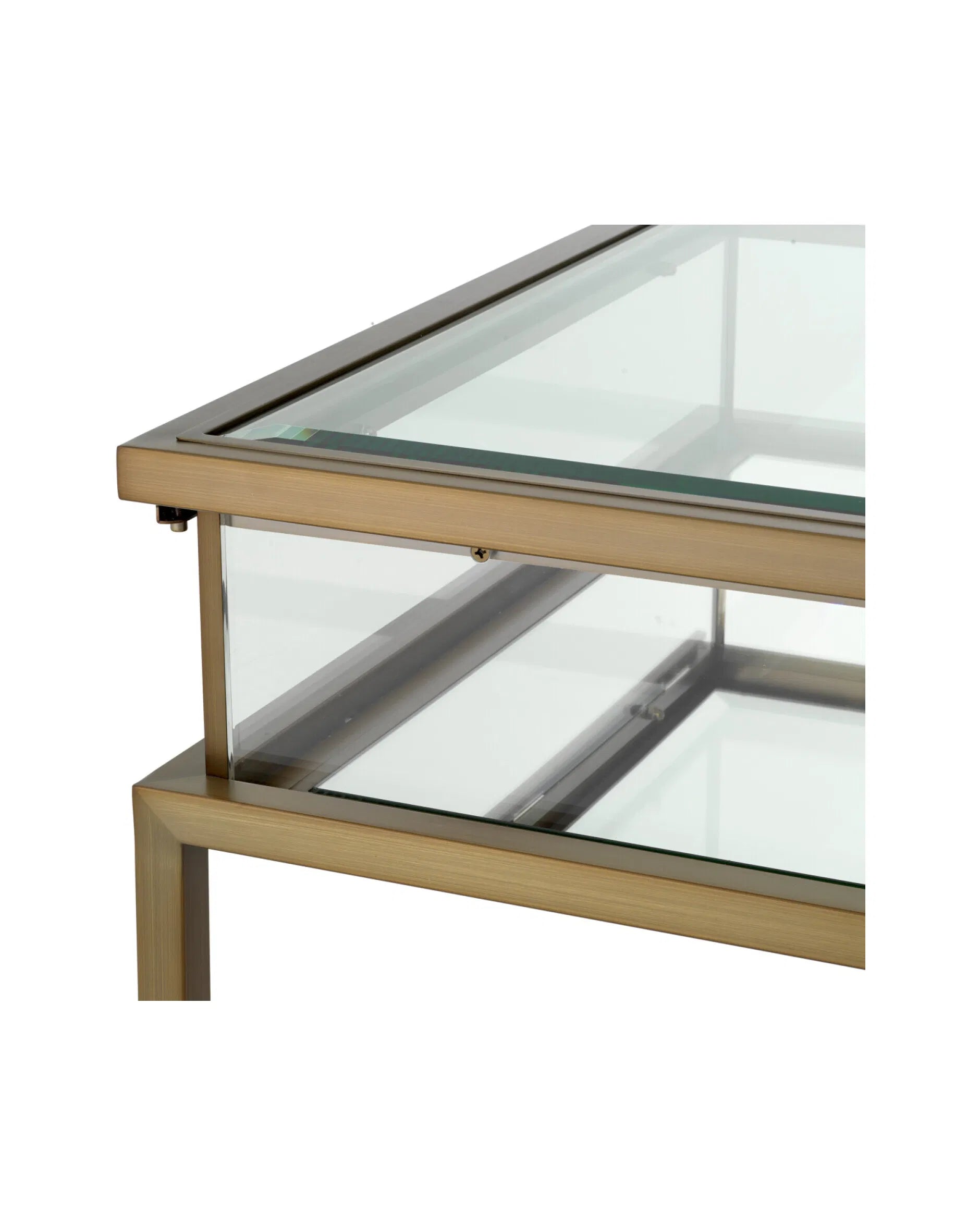 HARVEY coffee table brushed brass