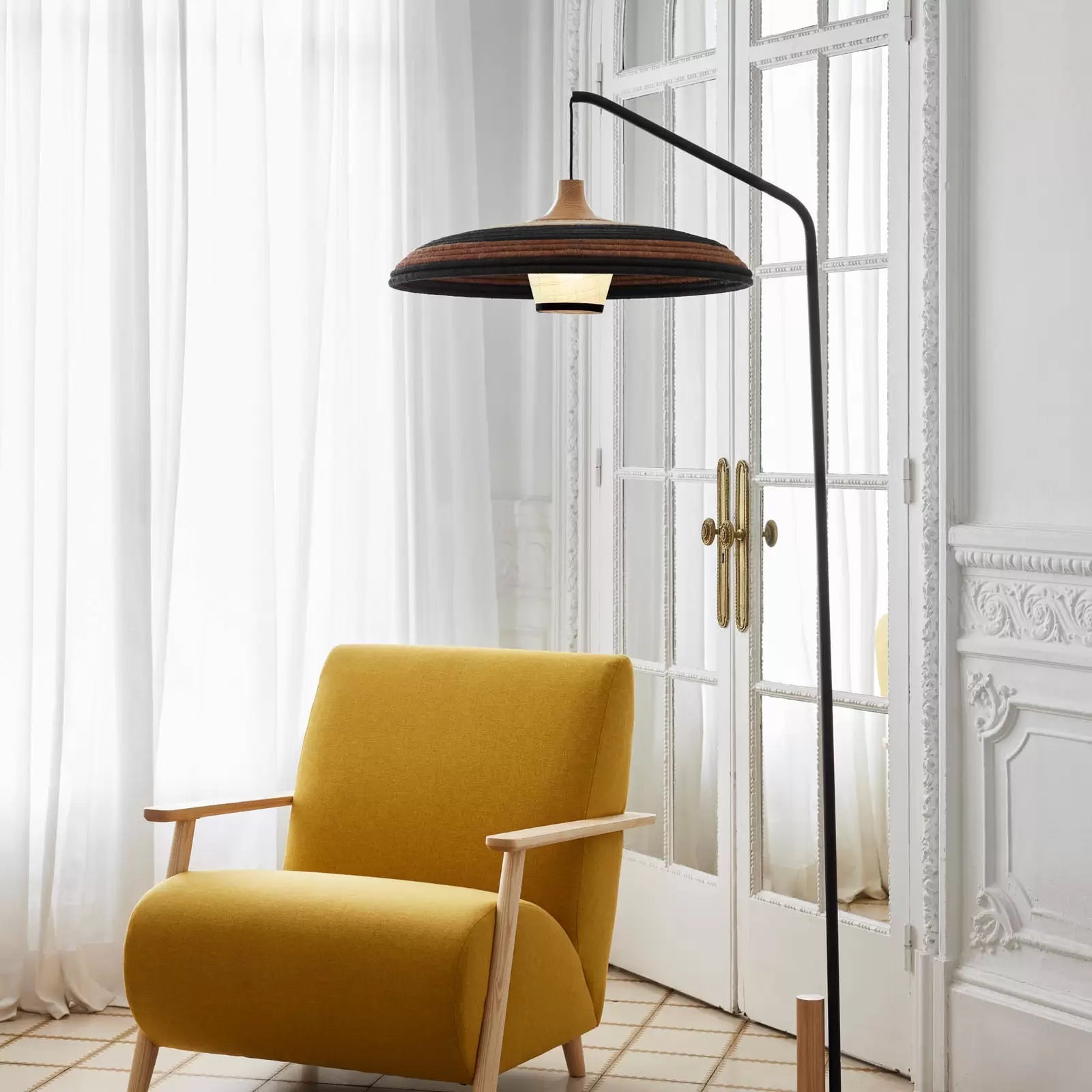 Braune Grasstehlampe