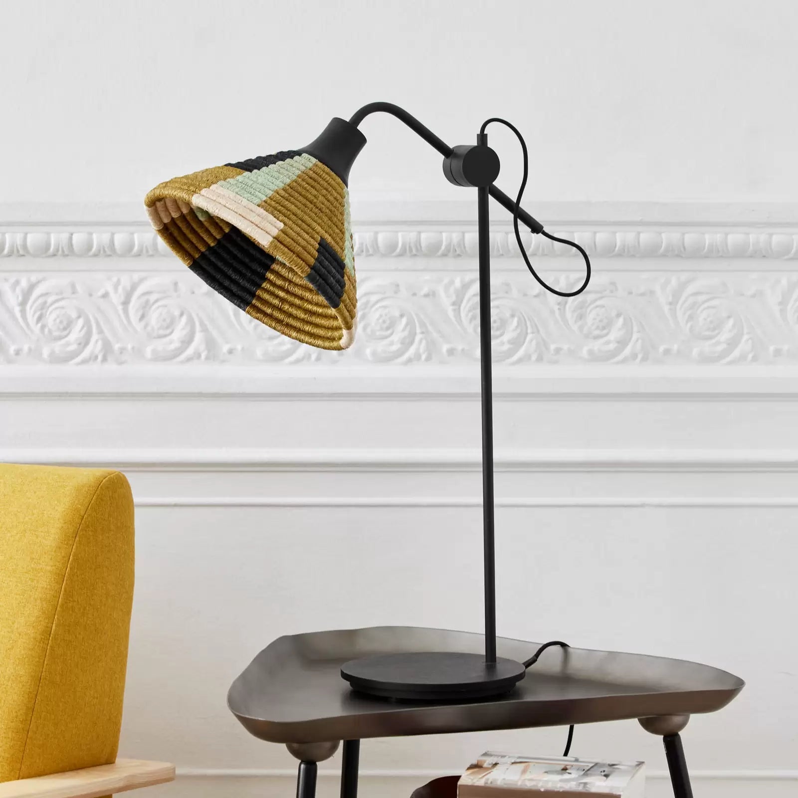 Papageien grüne Tischlampe