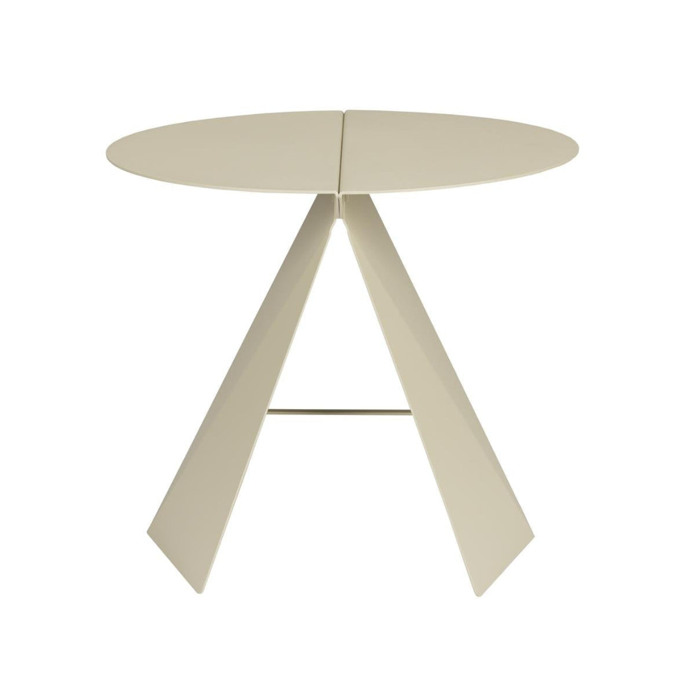 Beige FOLDY bijzettafel