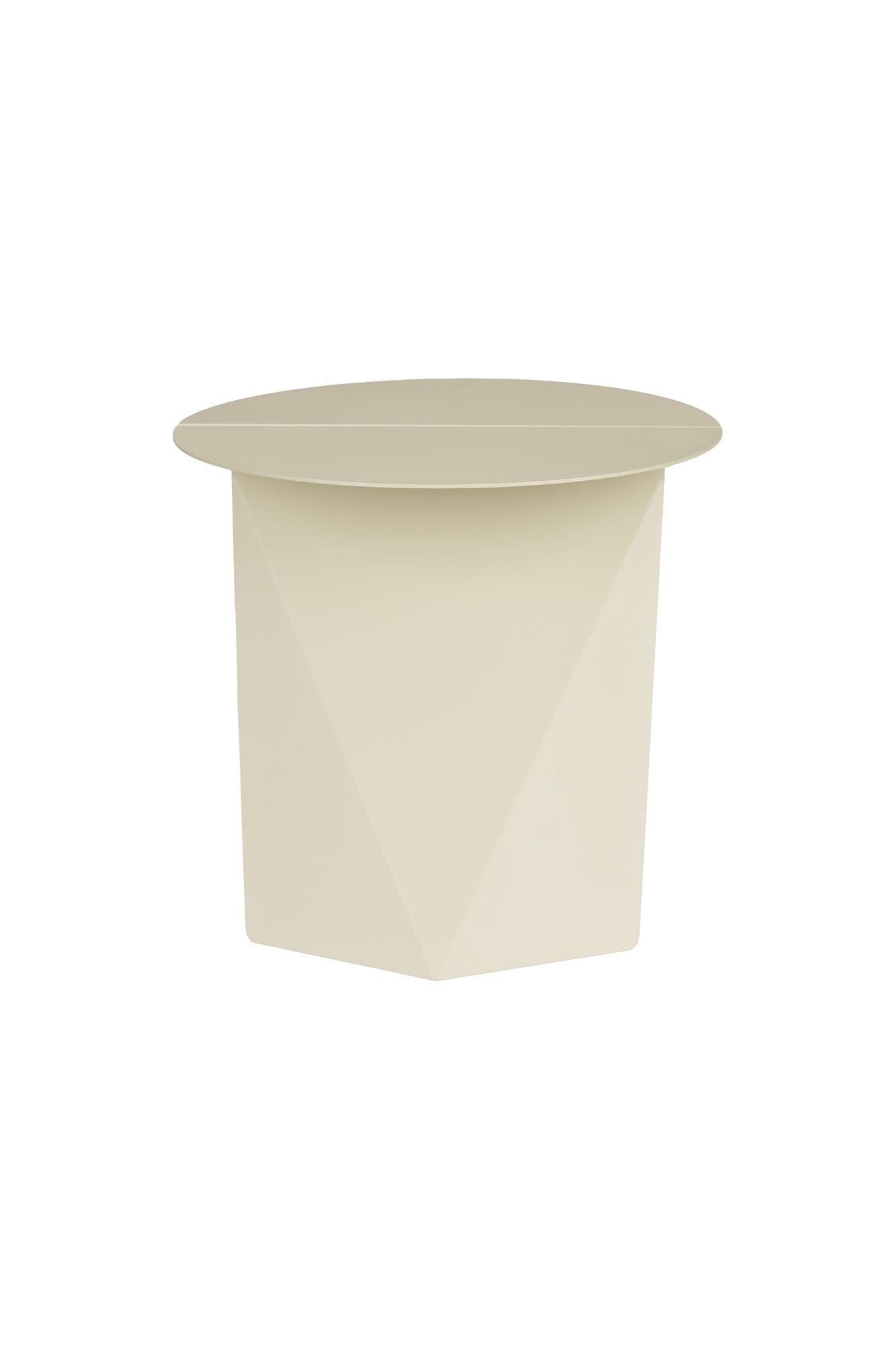 Beige FOLDY bijzettafel