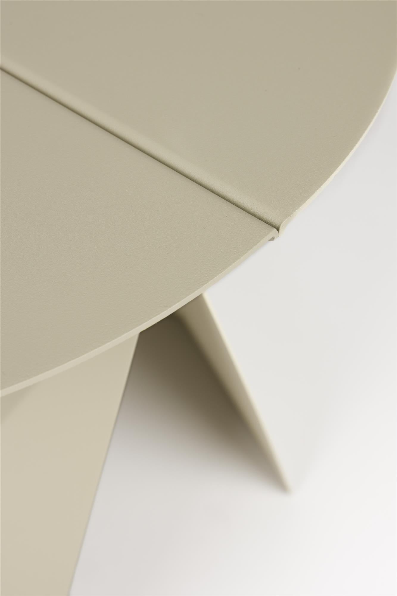 Beige FOLDY bijzettafel