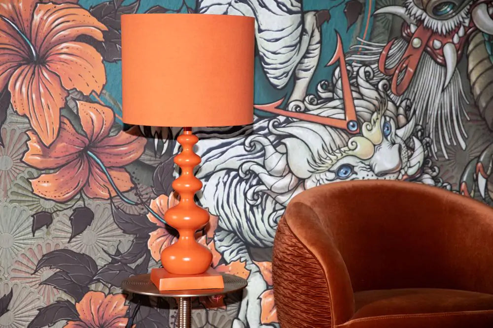 Tafellamp WANNEER ORANJE DE KONING IS oranje