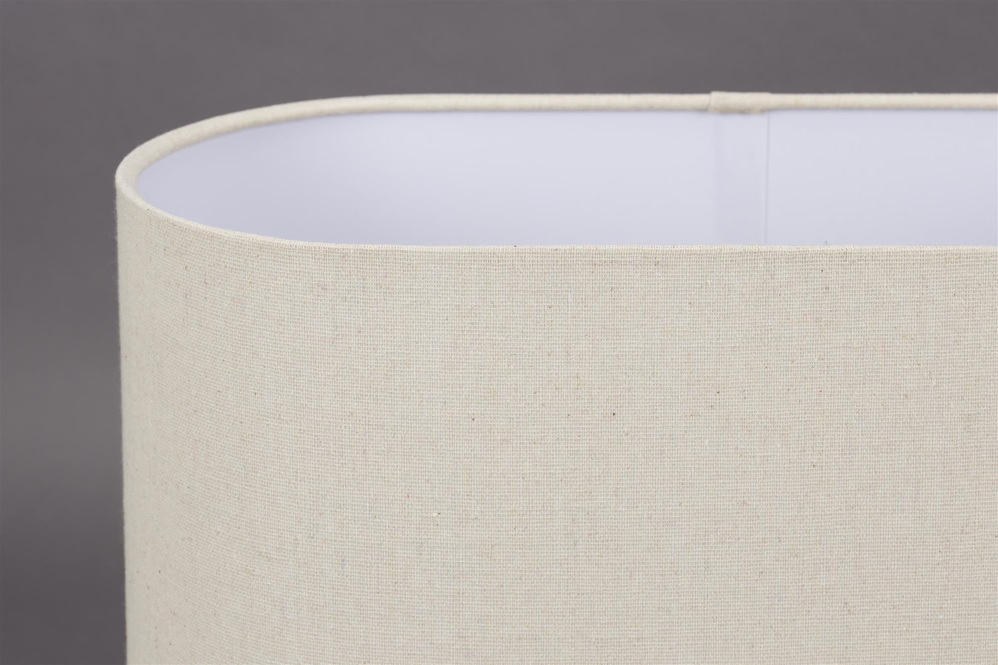 Tafellamp HAILEY lichtbeige keramiek