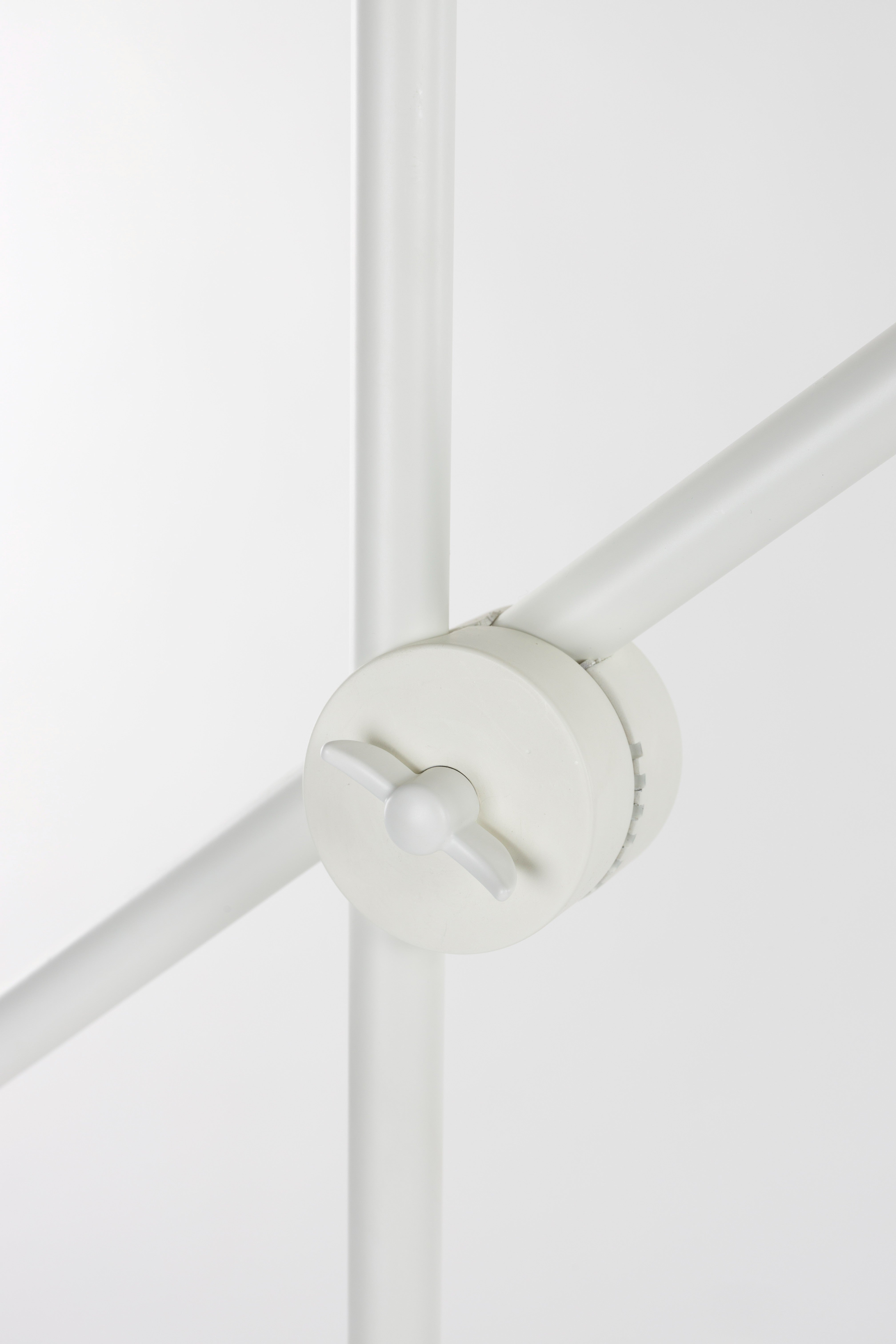 Vloerlamp met arm BELLE gebroken wit