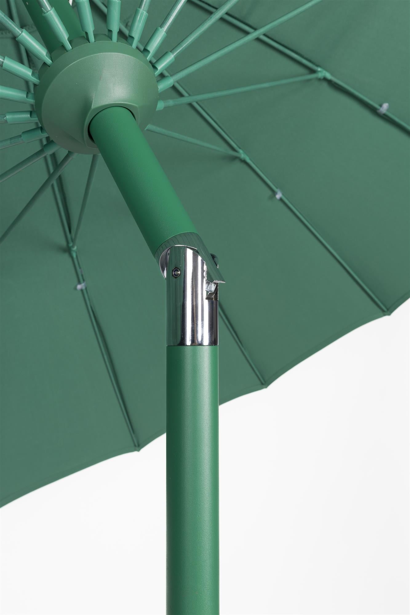 Green sunshine umbrella