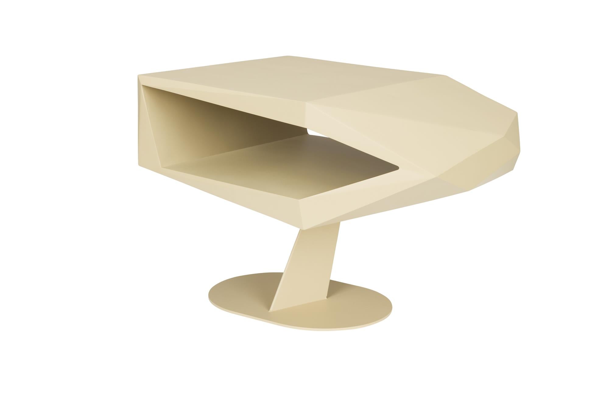 Beige bijzettafel NORTH