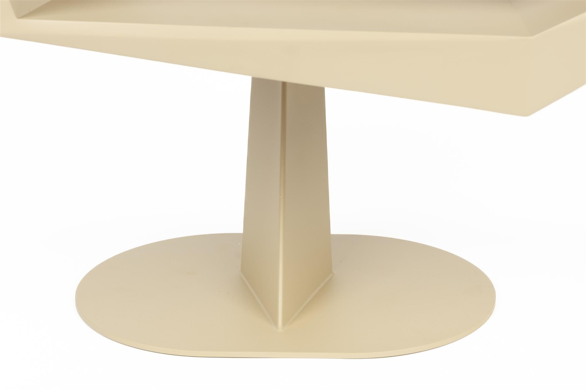 Beige bijzettafel NORTH