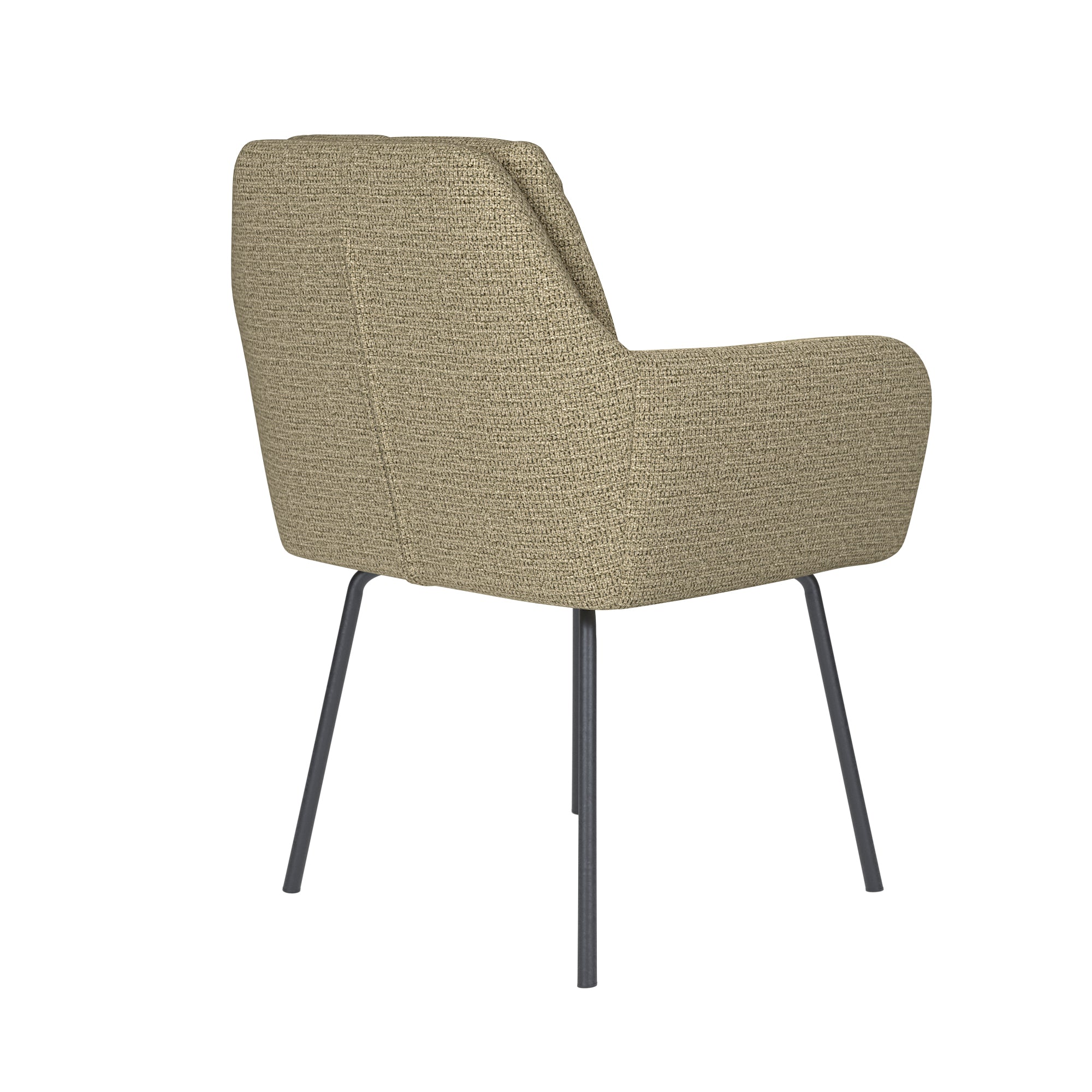 Stuhl PETE grün mit schwarzem Gestell