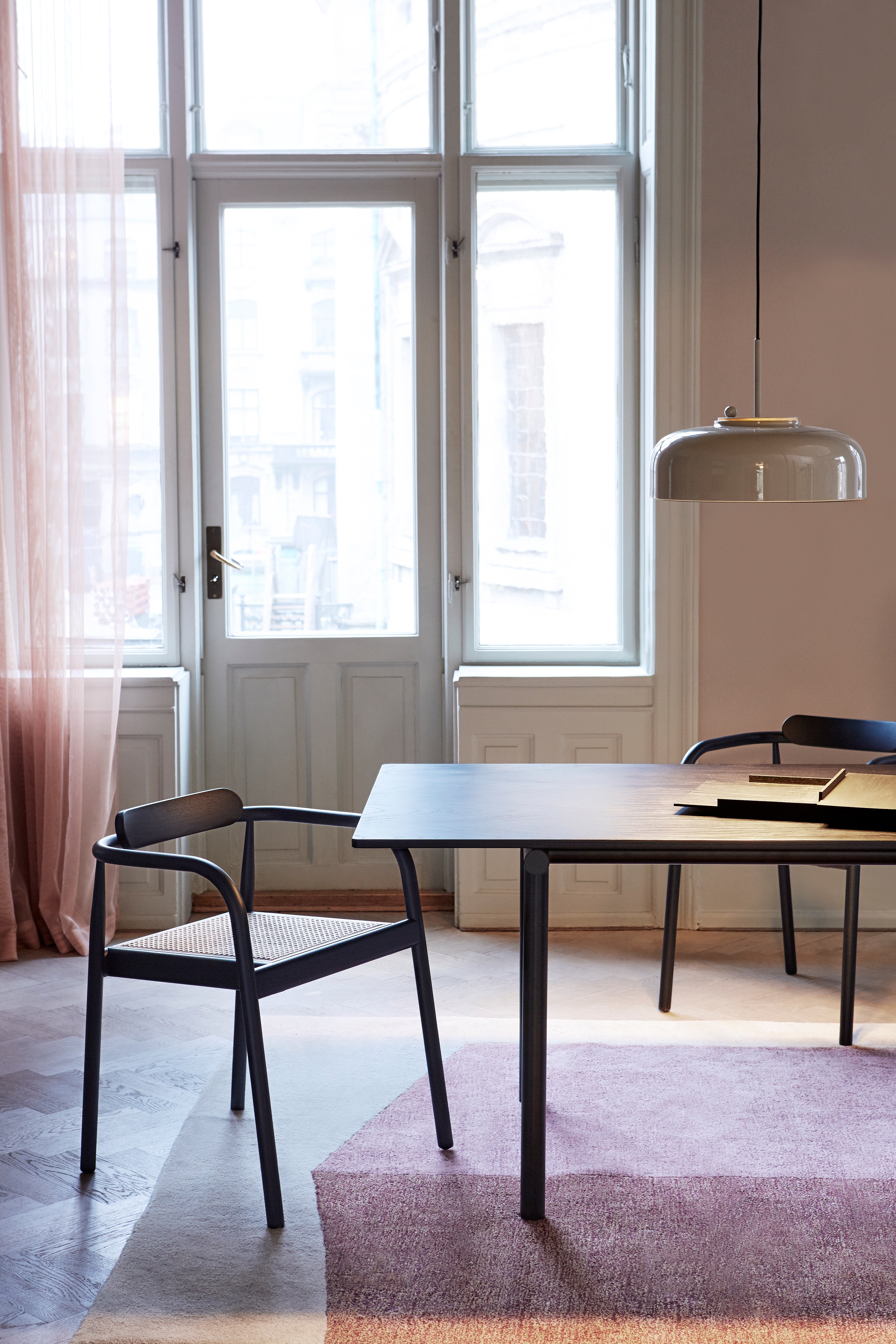 PODGY white pendant lamp