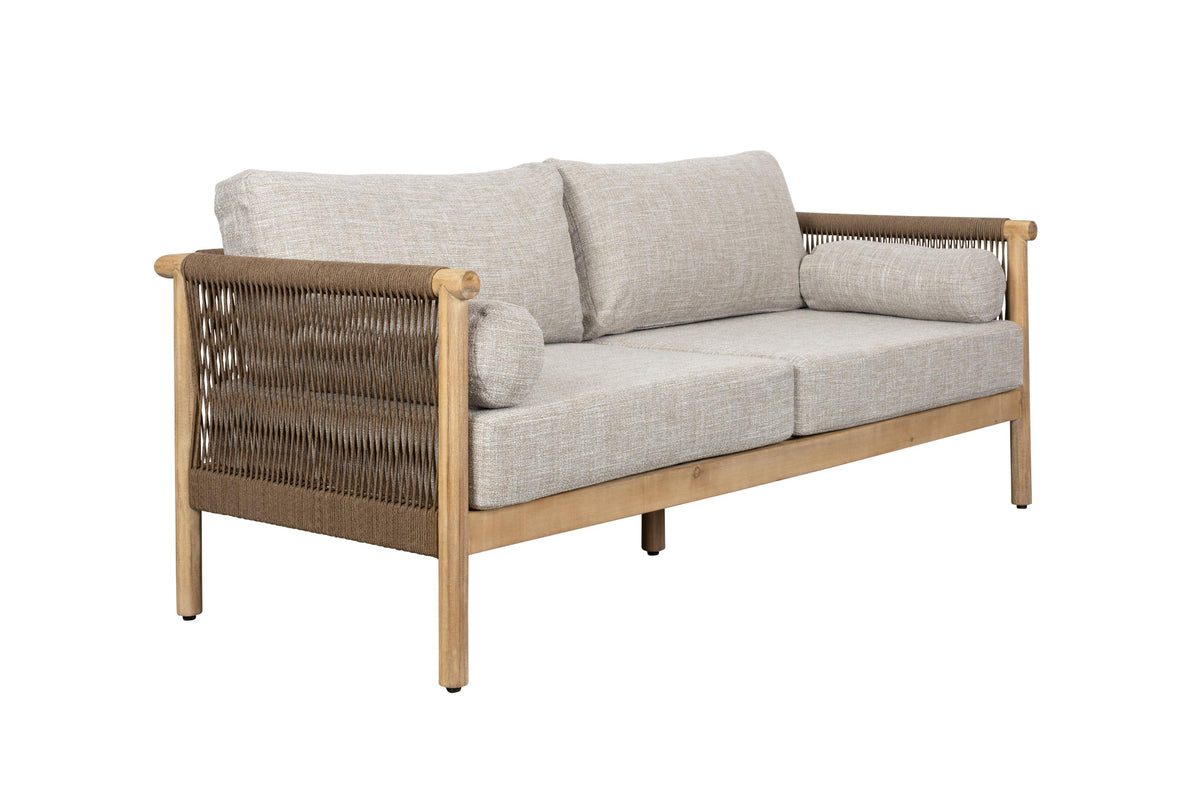 Grijze OASIS tuinmeubelset met acaciahout