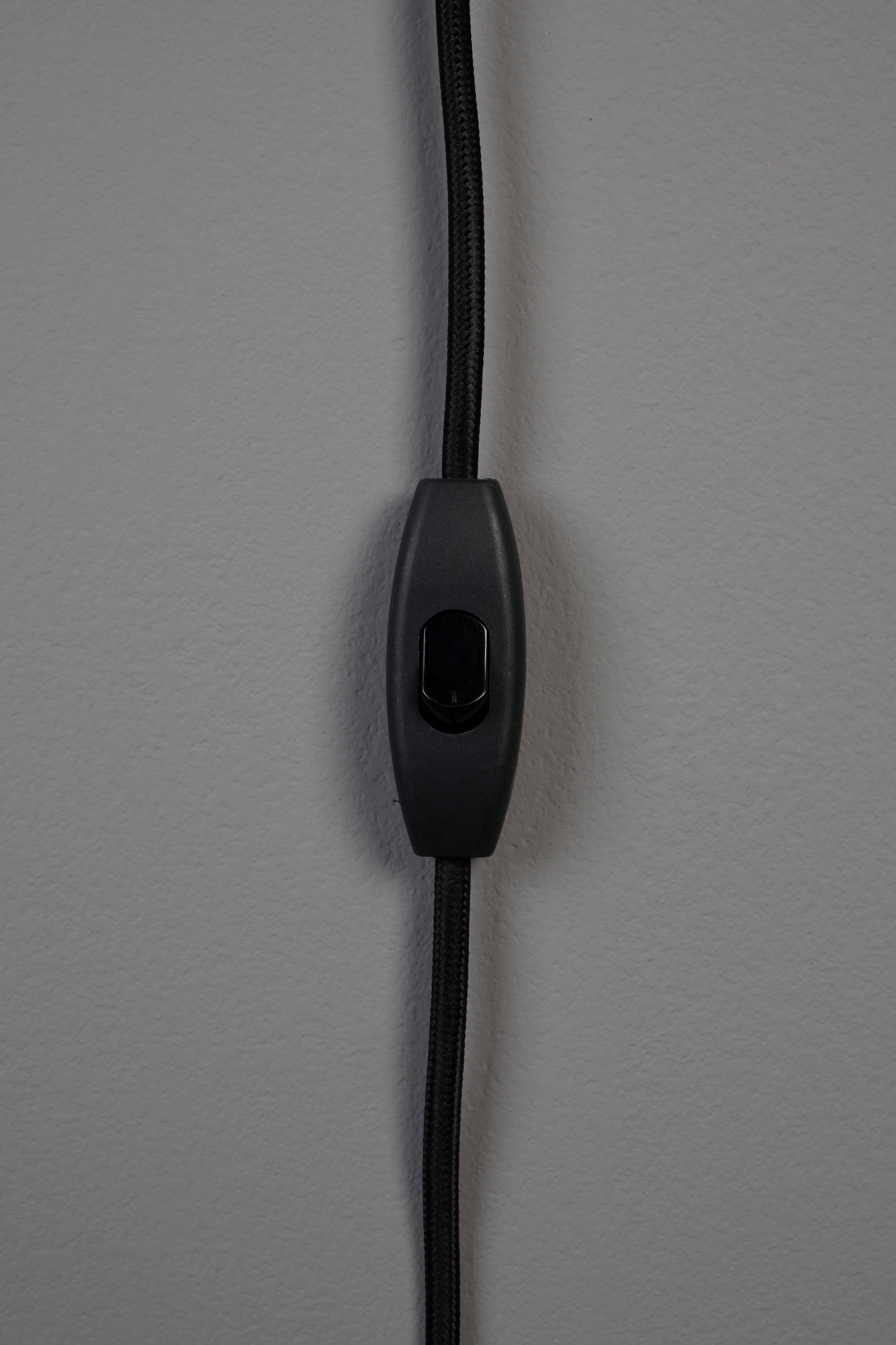 Tafellamp VIRGIL zwart met witte afwerking