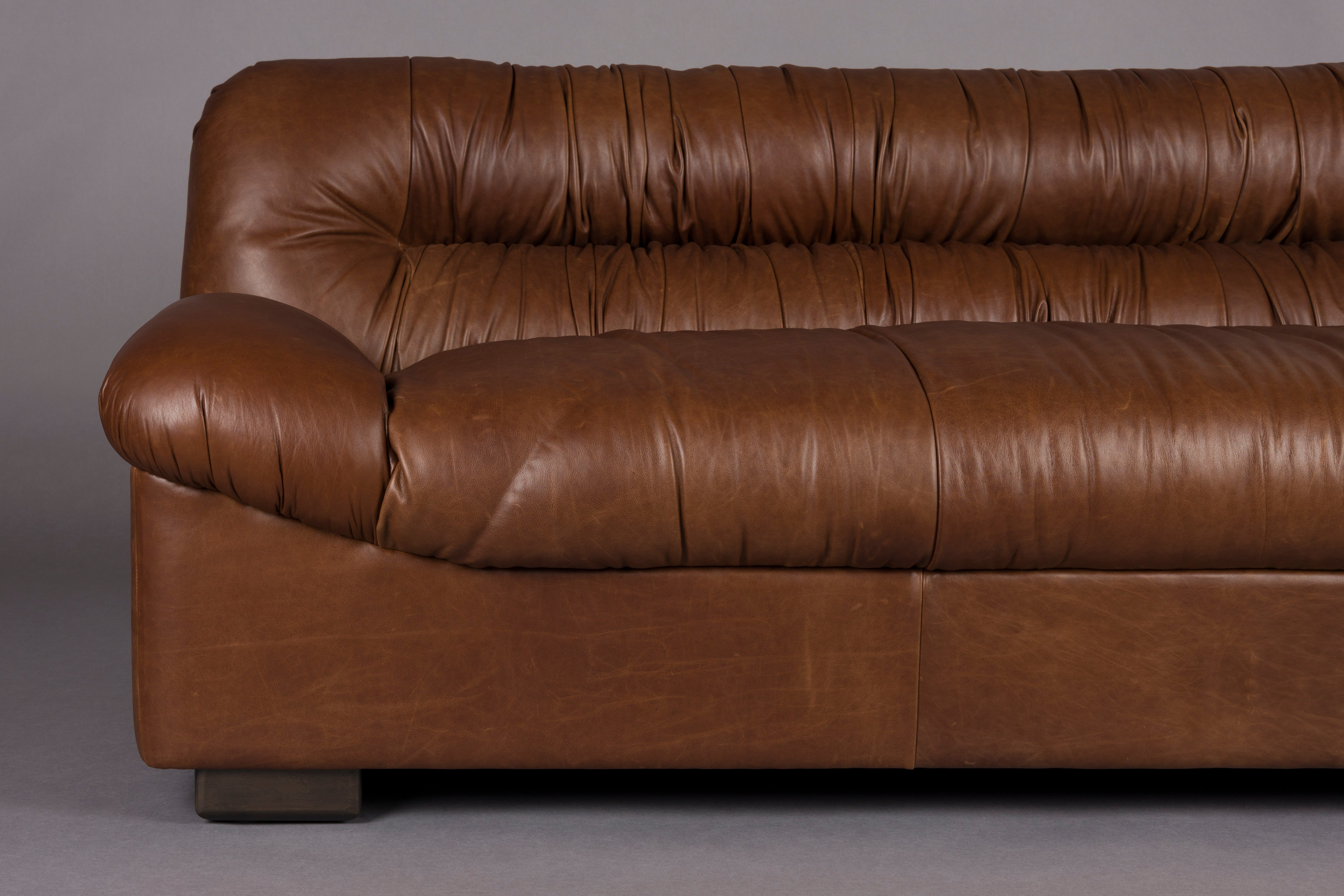 Sofa DOUGLAS schokoladenbraunes Leder