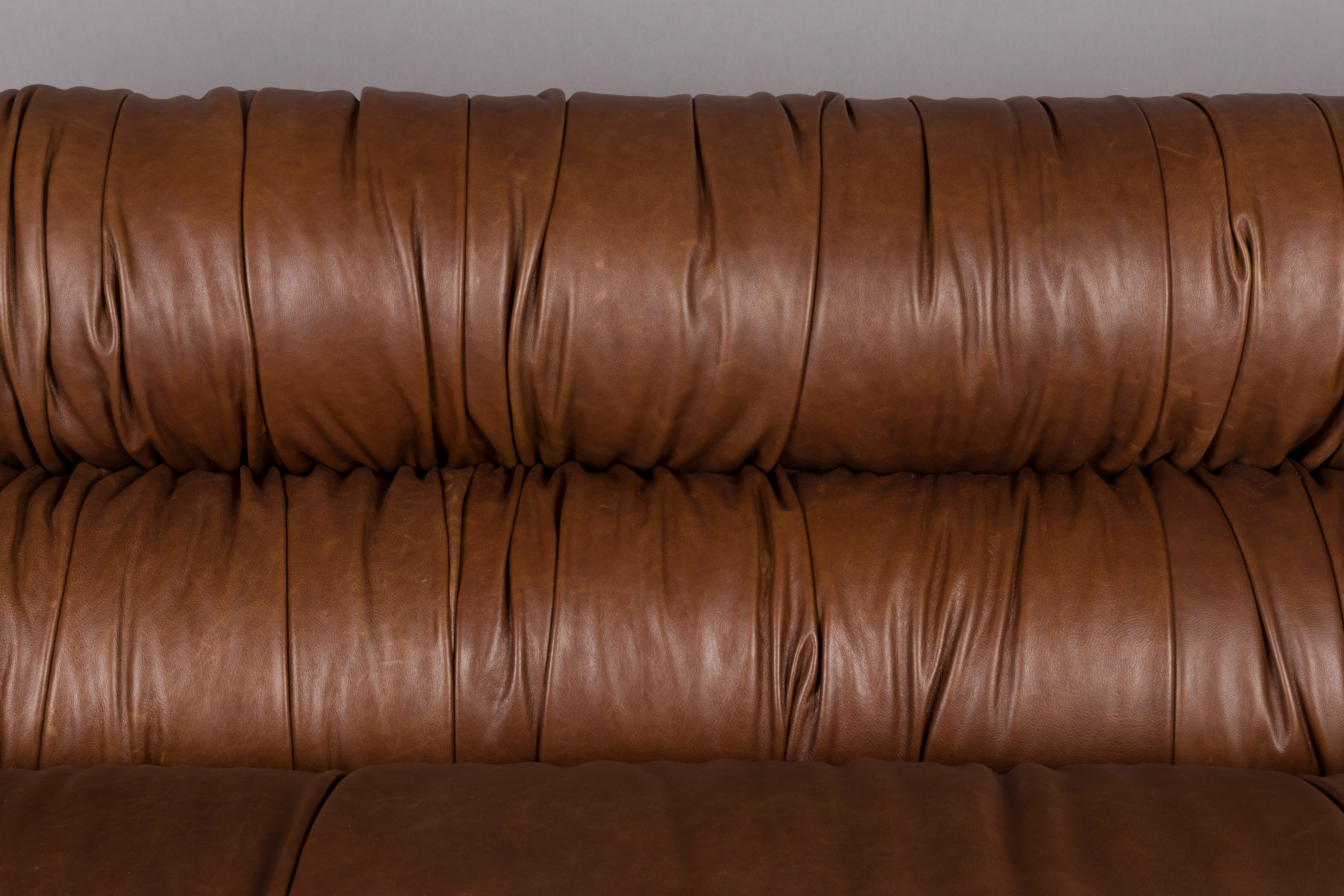 Sofa DOUGLAS schokoladenbraunes Leder
