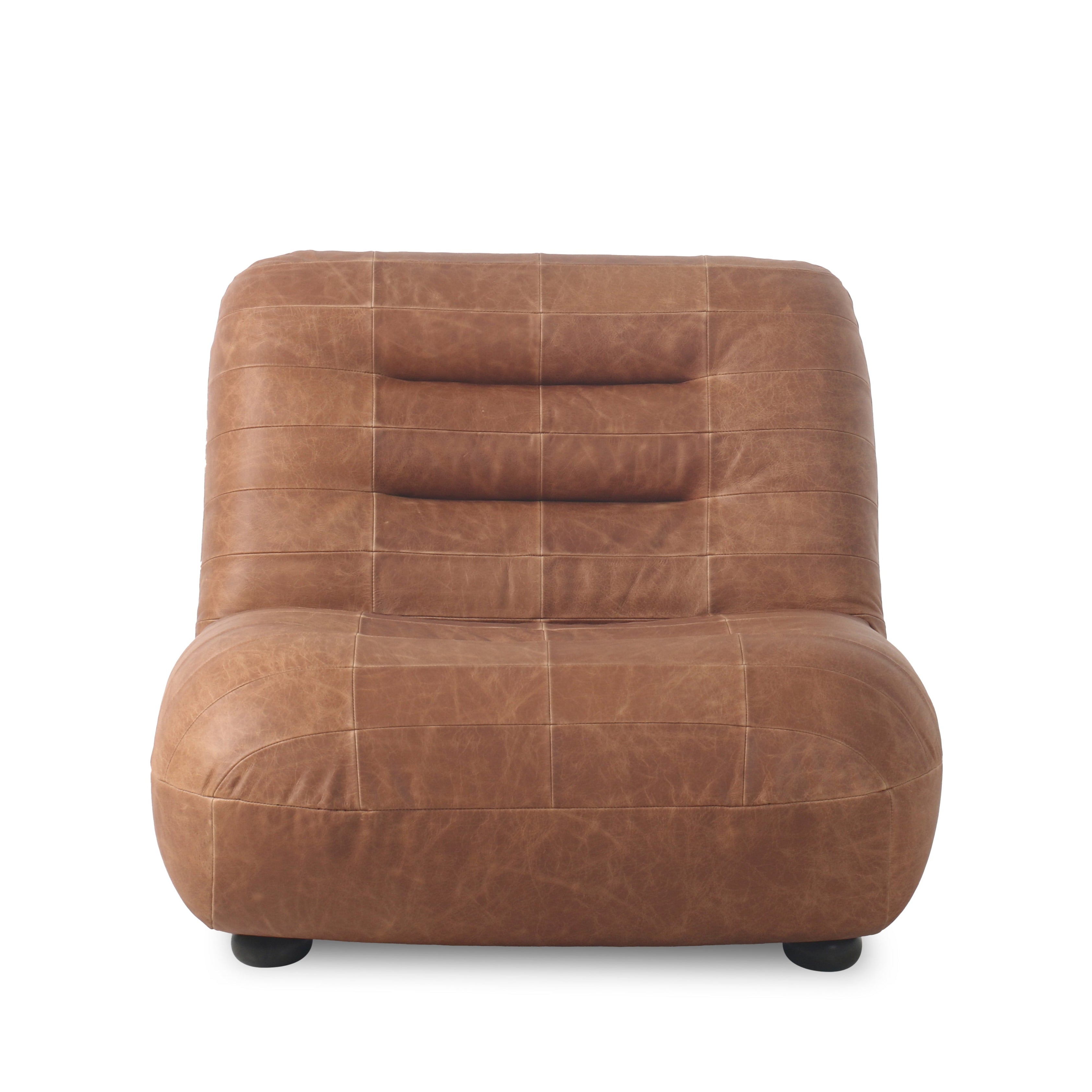 Sessel WYATT WAX cognac Leder