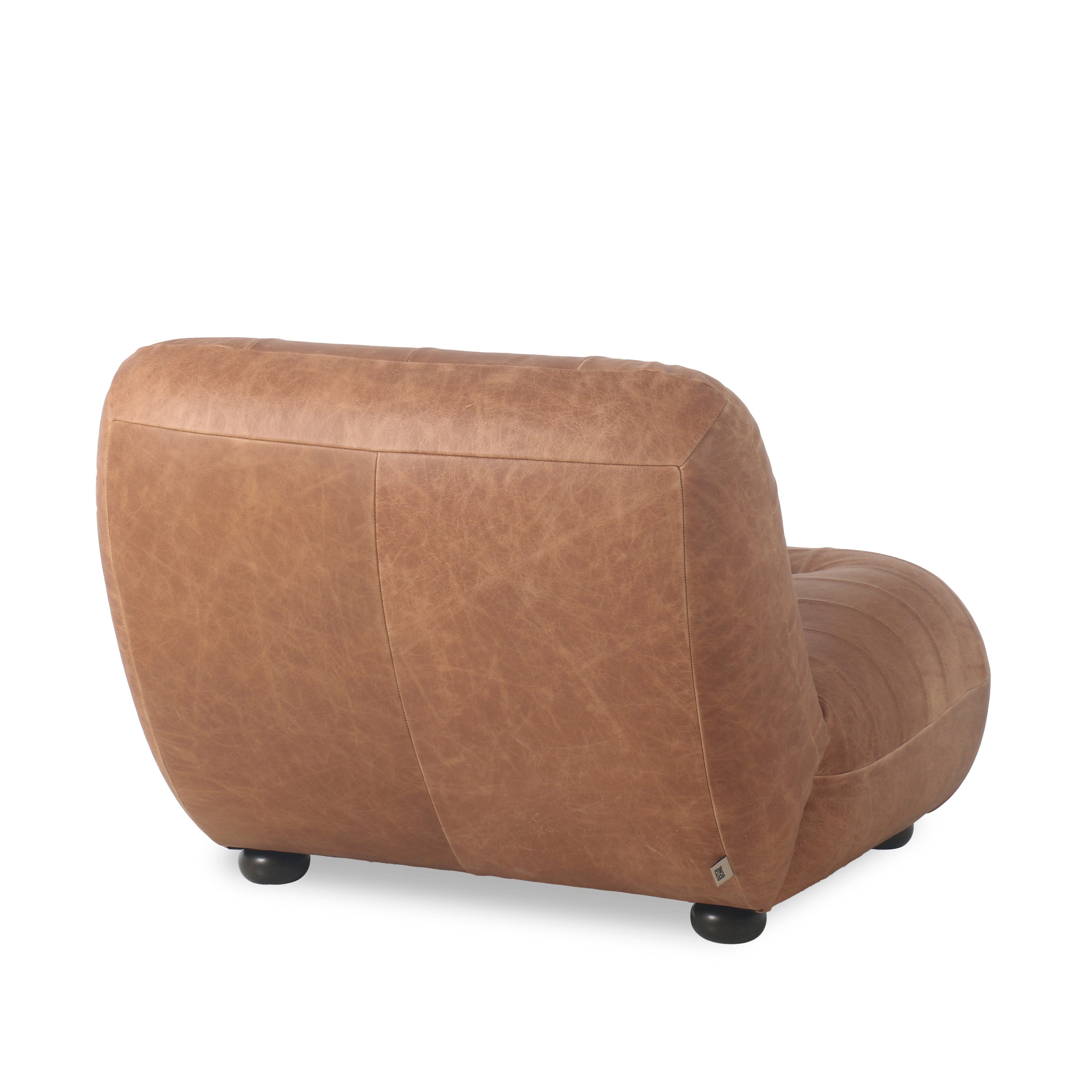 Sessel WYATT WAX cognac Leder
