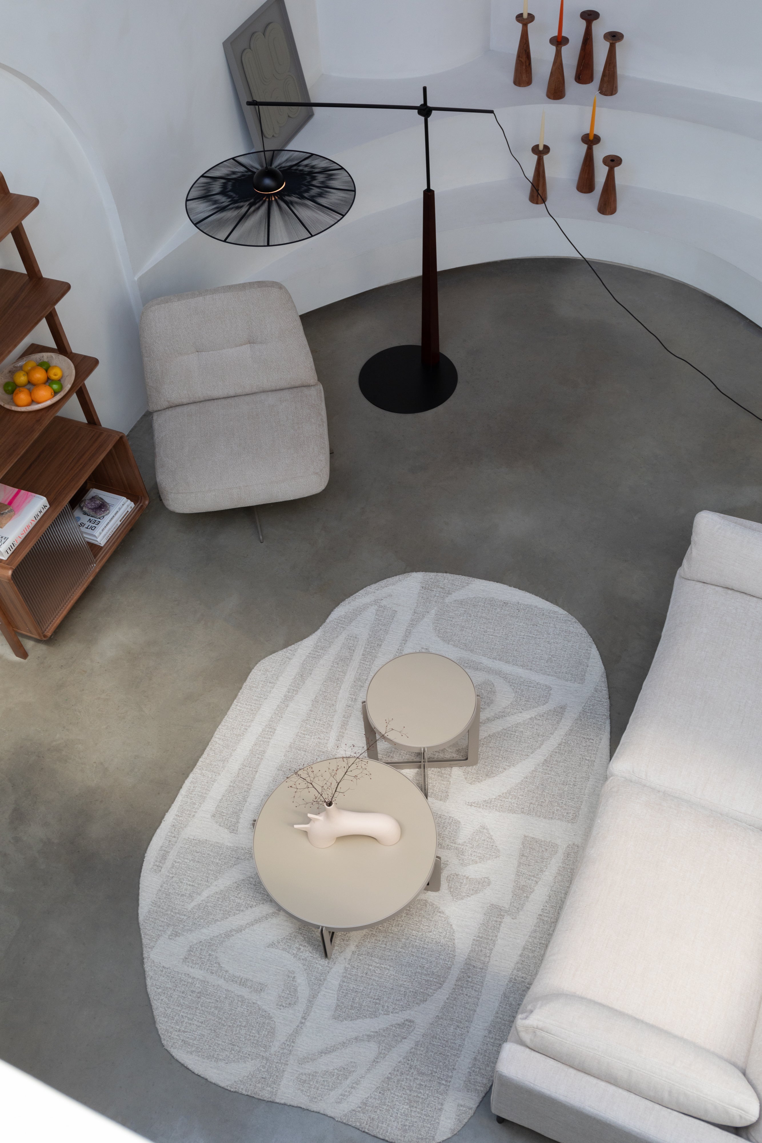 Bijzettafel CENTRE beige