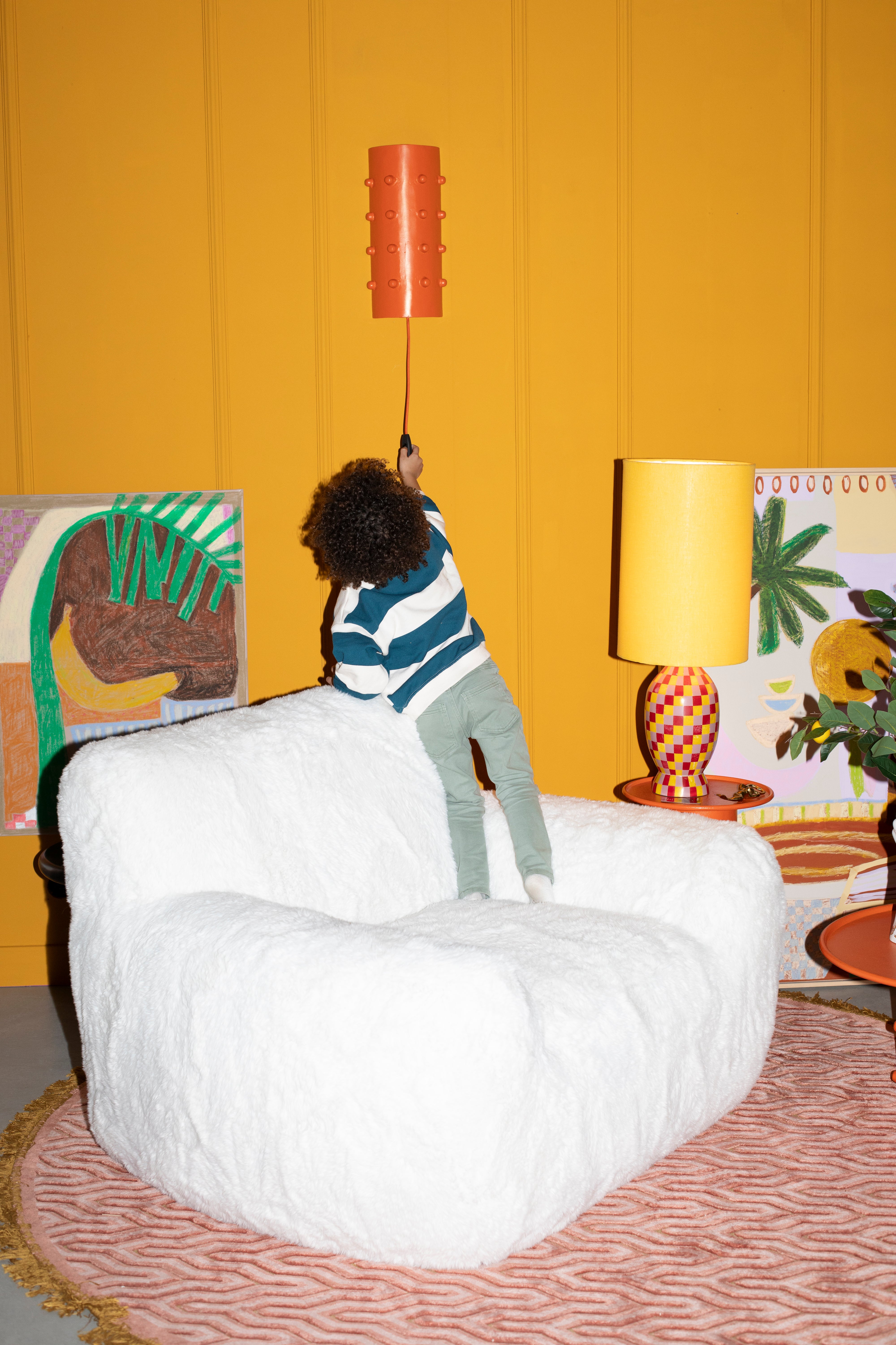 Wandleuchte PINCH ME orange