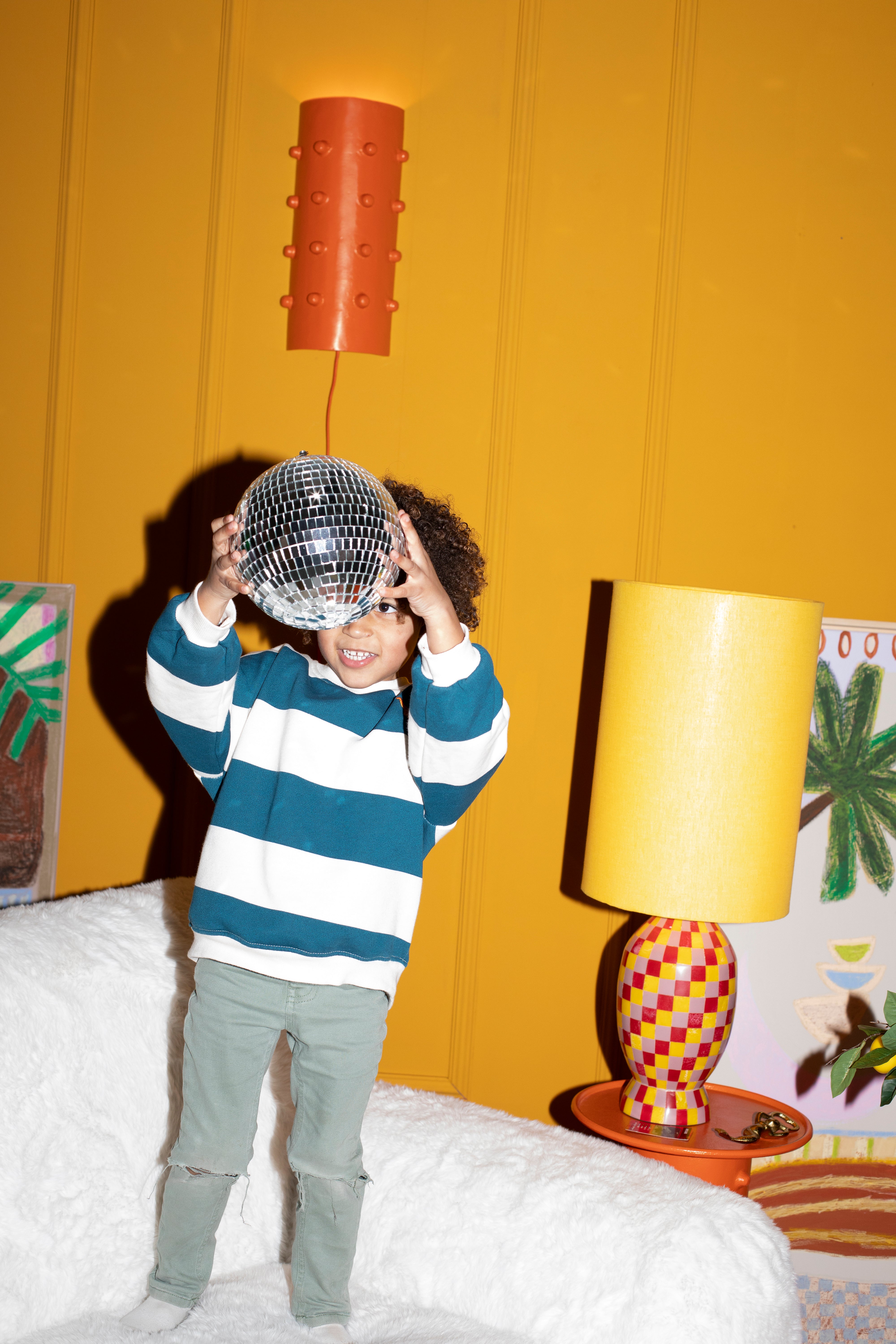 Wandleuchte PINCH ME orange