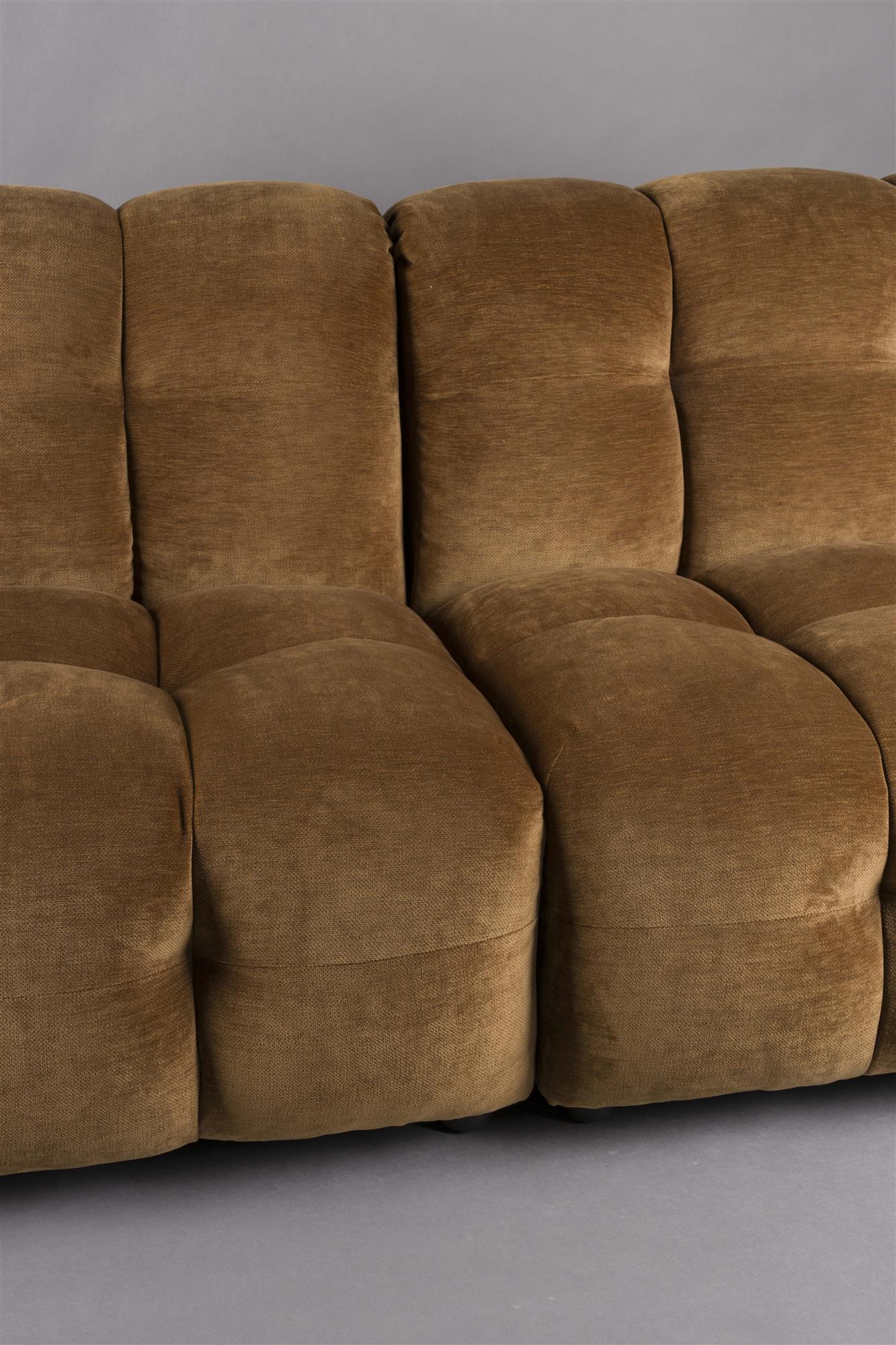 HACKMAN 3-Sitzer-Sofa, Cognac