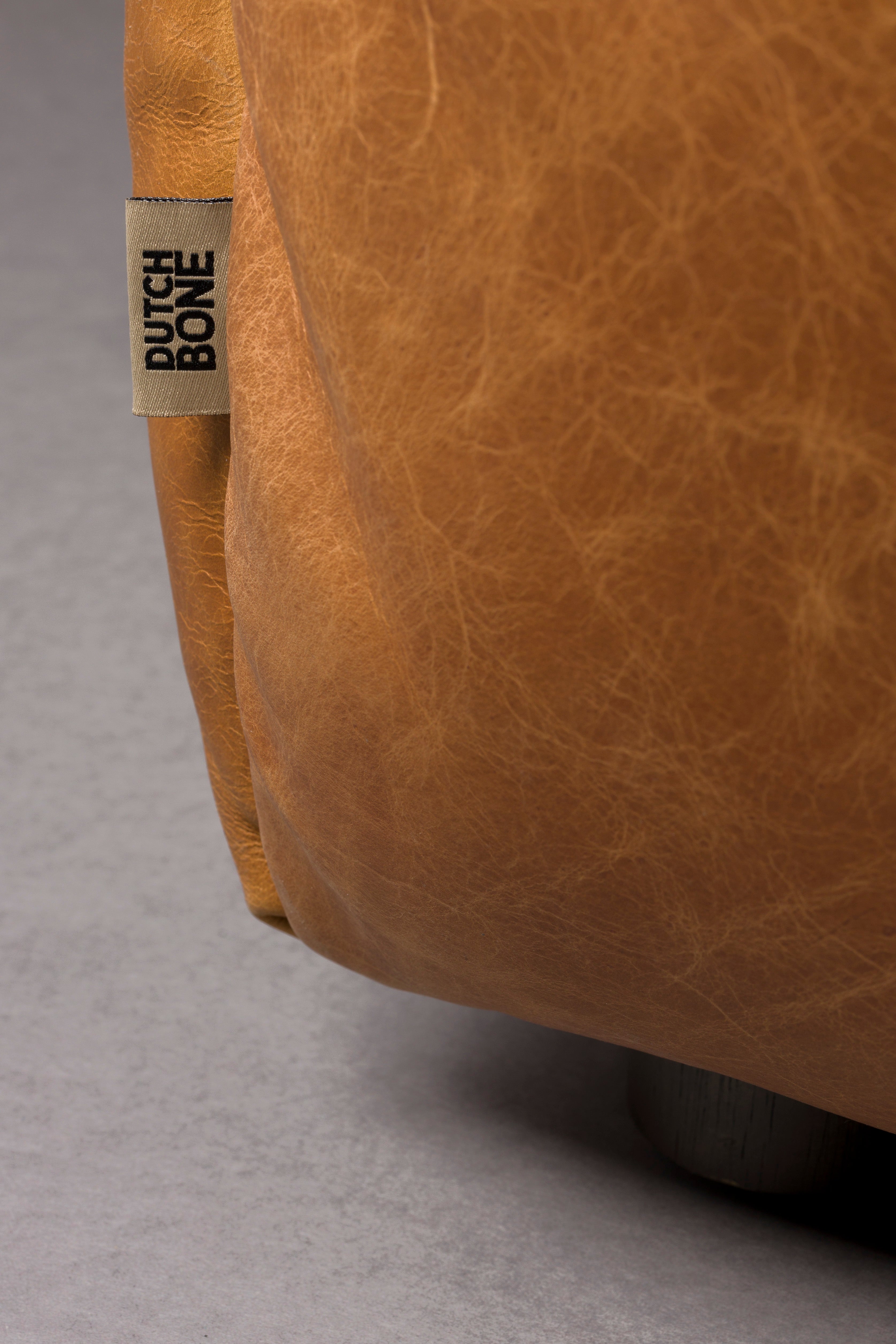 Sofa 4,5-sitzige HACKMAN cognac Leder