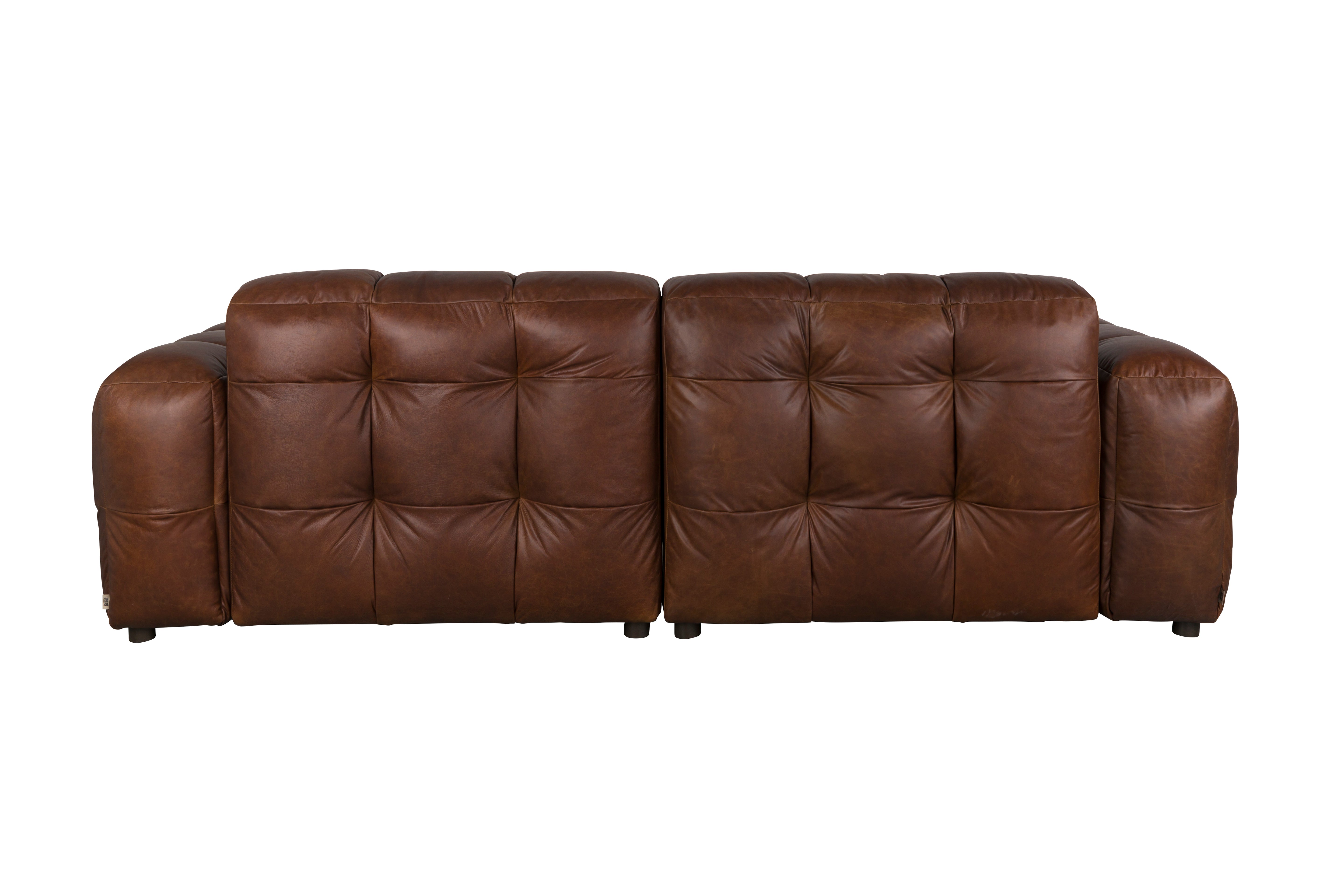 HACKMAN 3-seater Sofa chocolate leather