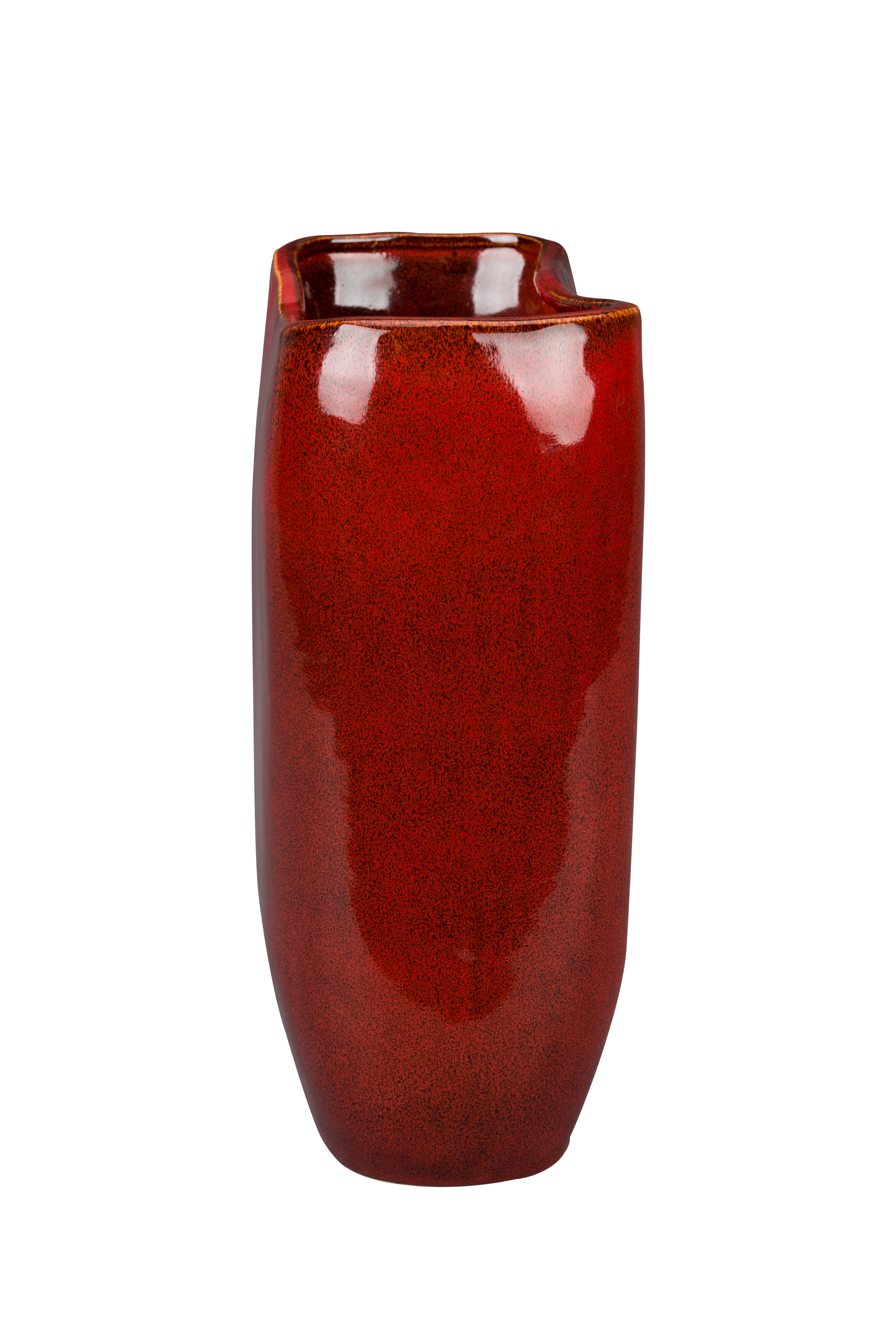 EDNA vase red